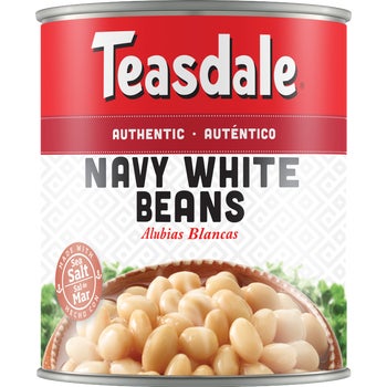 Teasdale White Beans, #10 Can