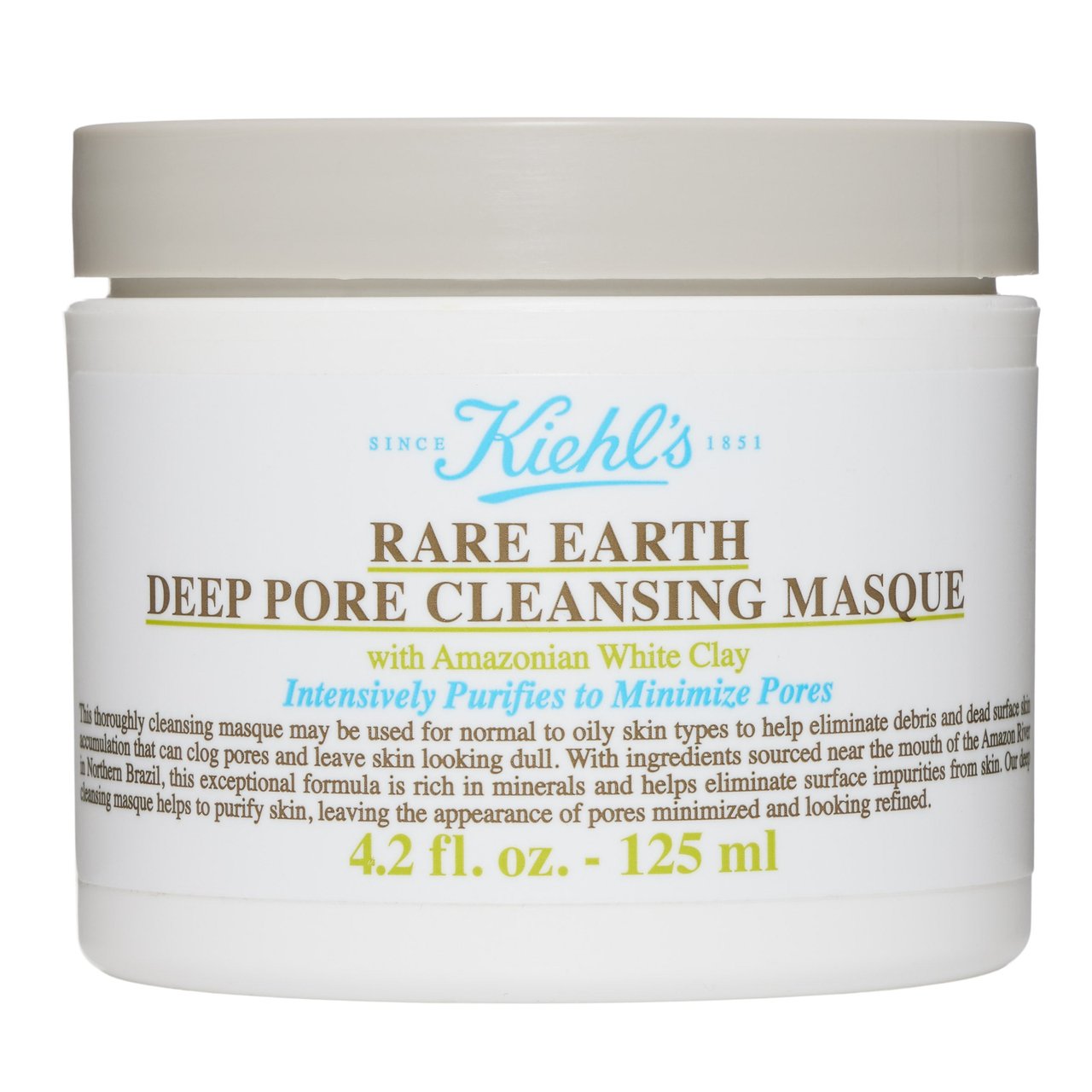 Kiehl's Rare Earth Deep Pore Cleansing Masque, 4.2 fl oz