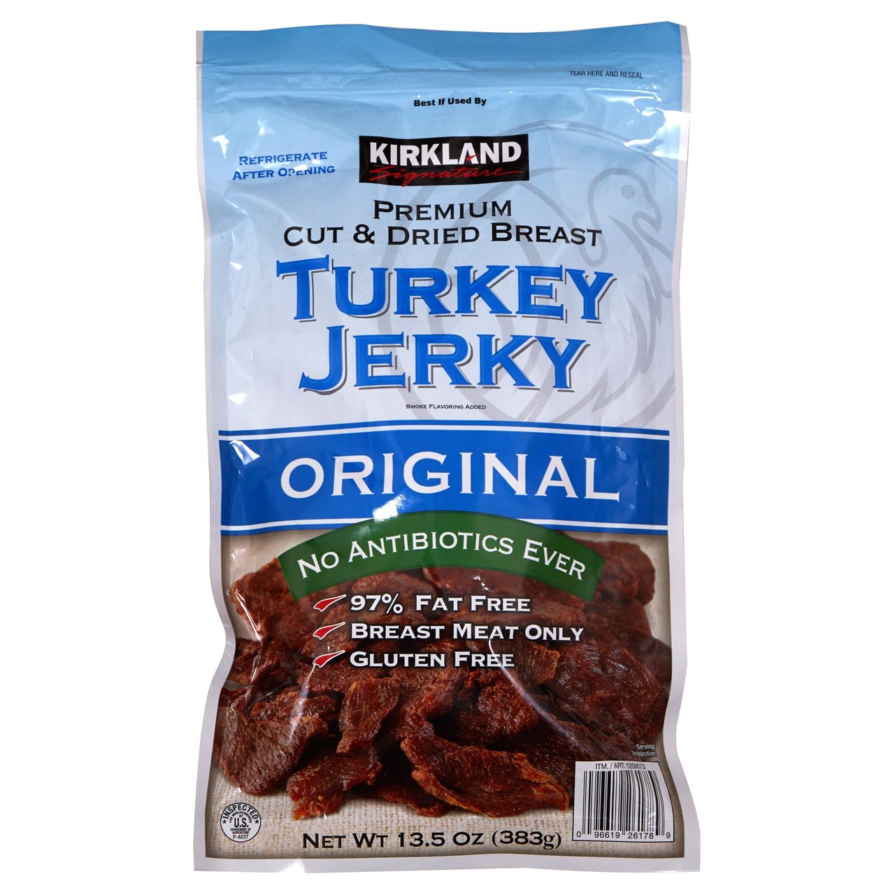 Kirkland Signature Turkey Jerky, Original, 13.5 oz - Image 1