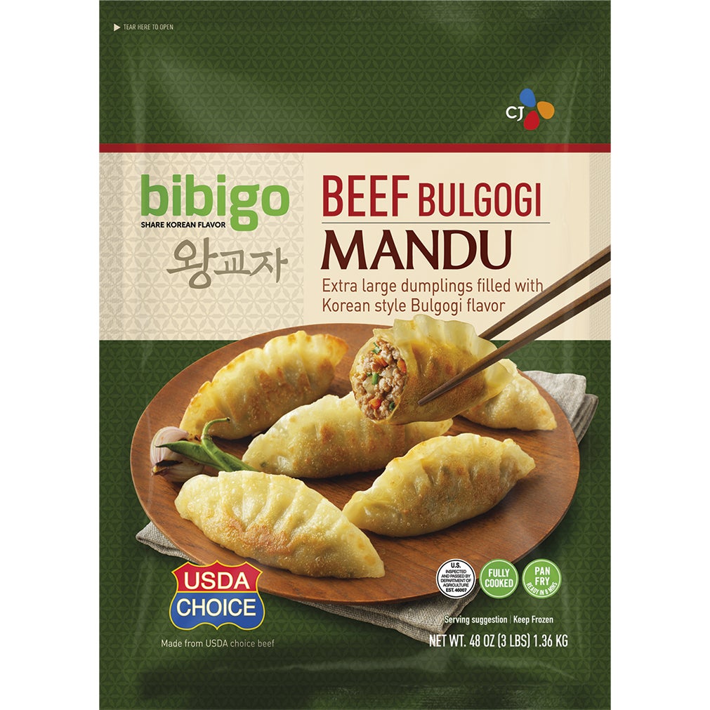 CJ Bibigo Beef Bulgogi Mandu 48 oz - Image 1