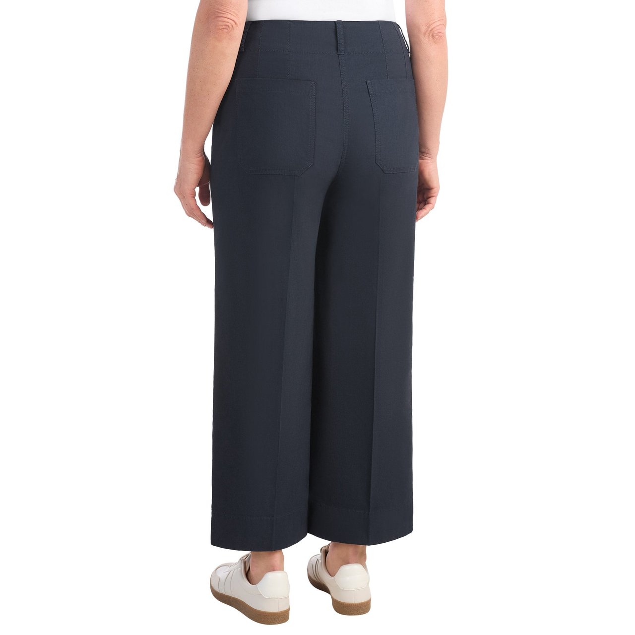 Hilary Radley Women's Cotton Stretch Wide Leg Pant - Image 1