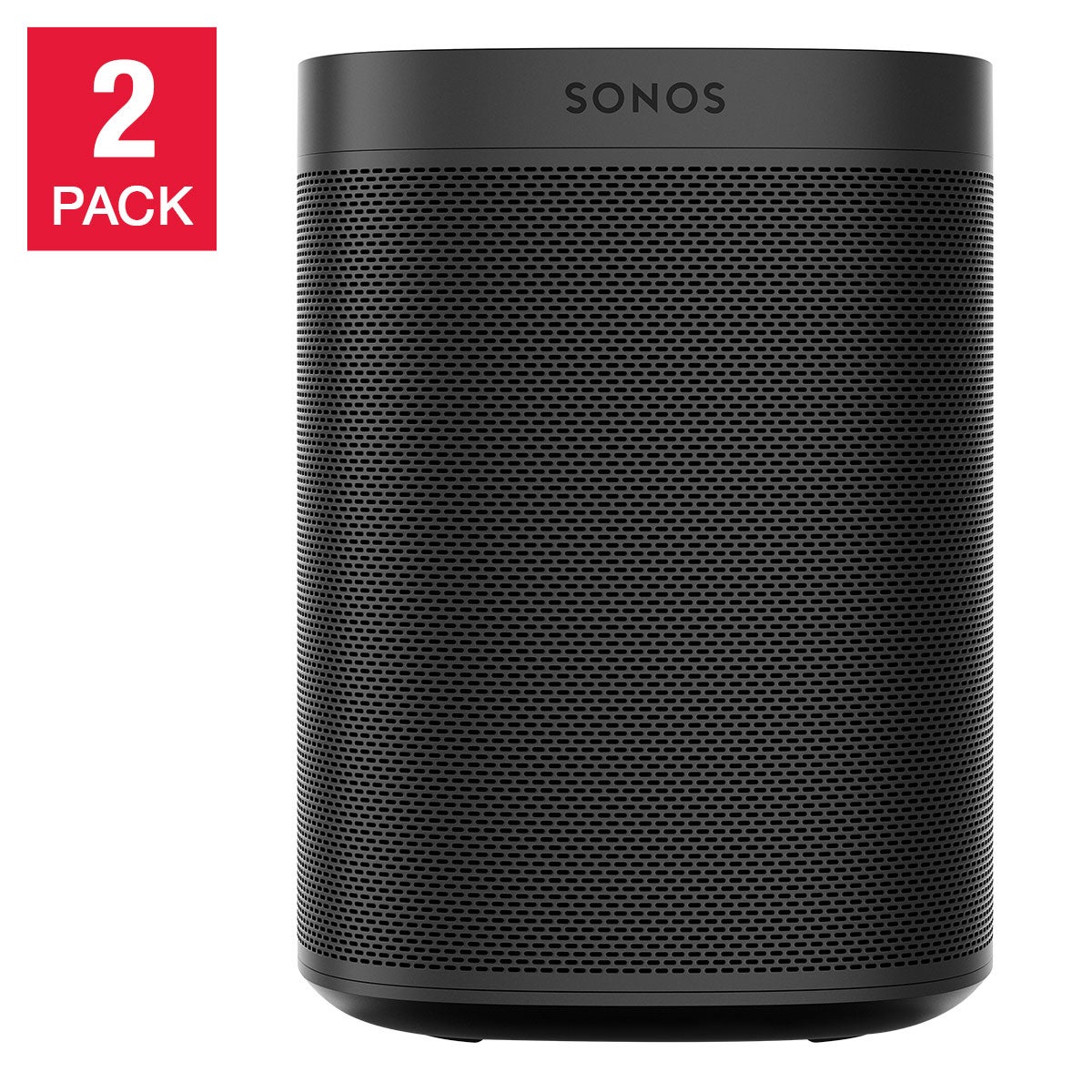 Sonos One SL Wi-Fi Speaker, Shadow Edition, 2-Pack - Image 1