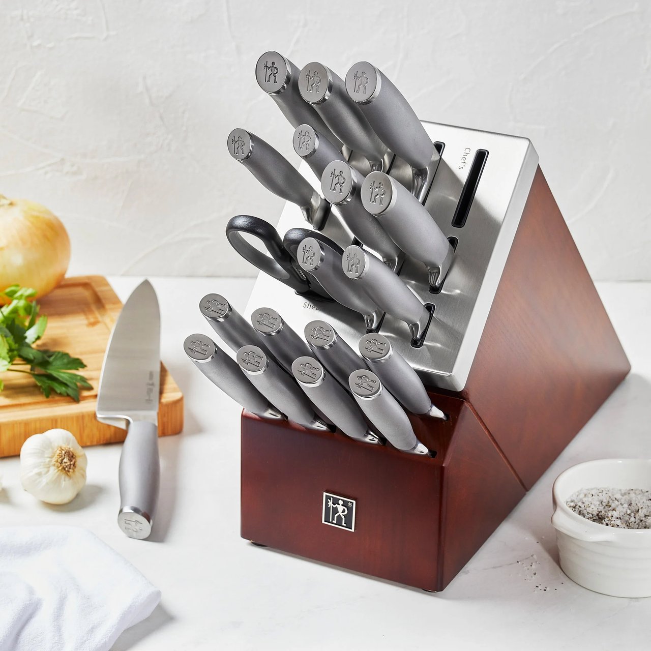 Henckels Modernist 20-Piece Self-Sharpening Knife Block Set - Image 1