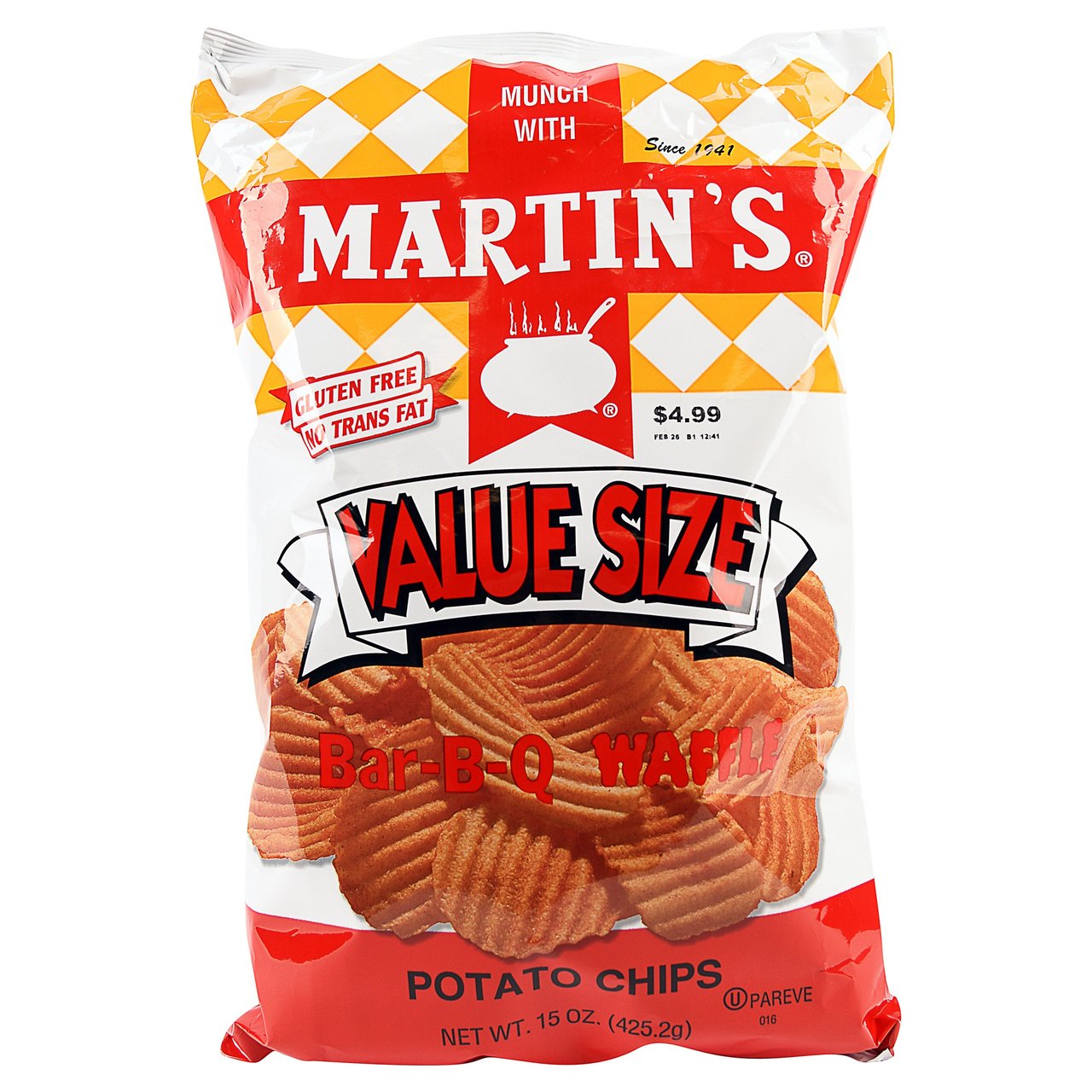 Kitch'n Cook'd Martin's BBQ Potato Chips, 14 oz - Image 1
