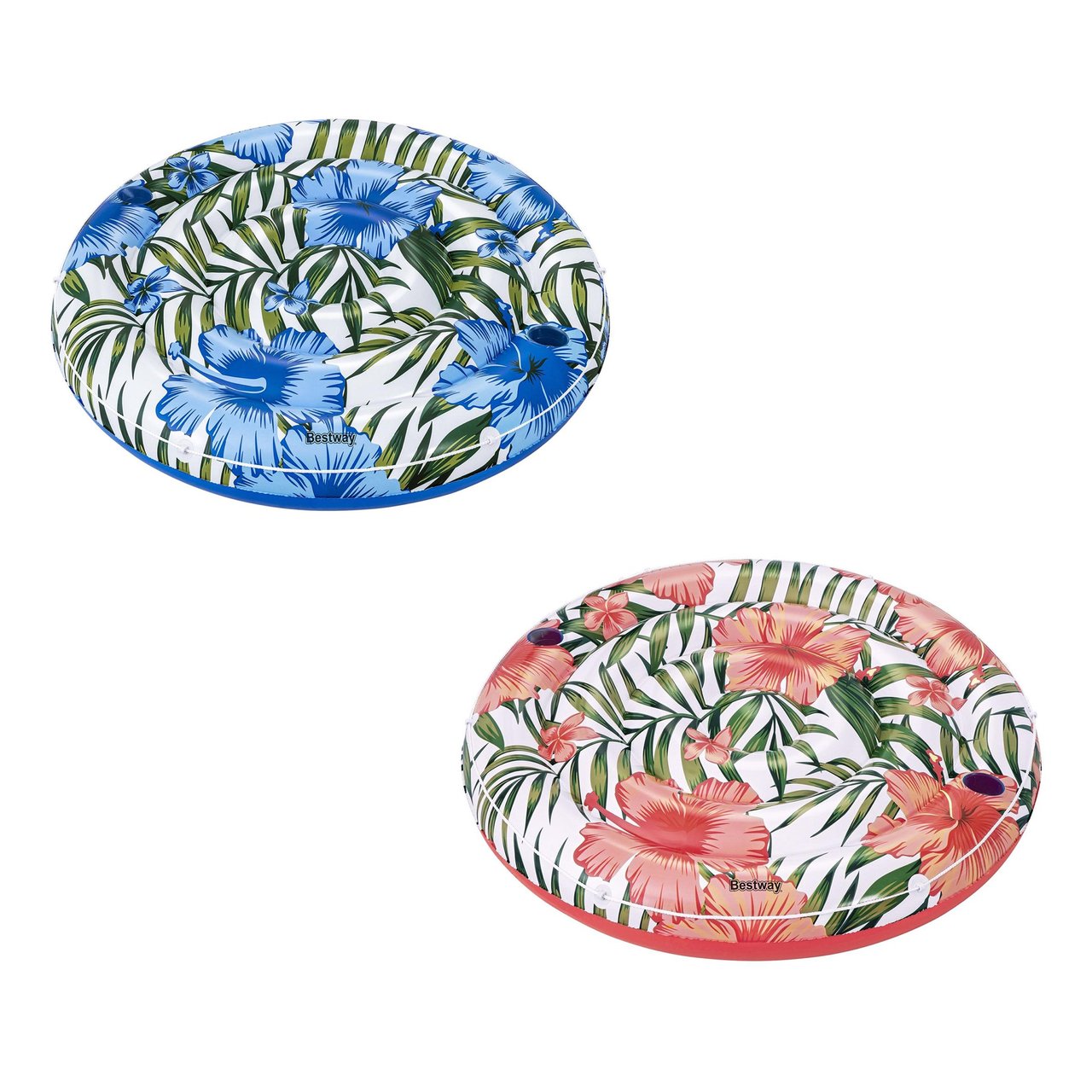 H2OGO! Wild Blossom Inflatable Pool Float, 2-Pack - Image 1