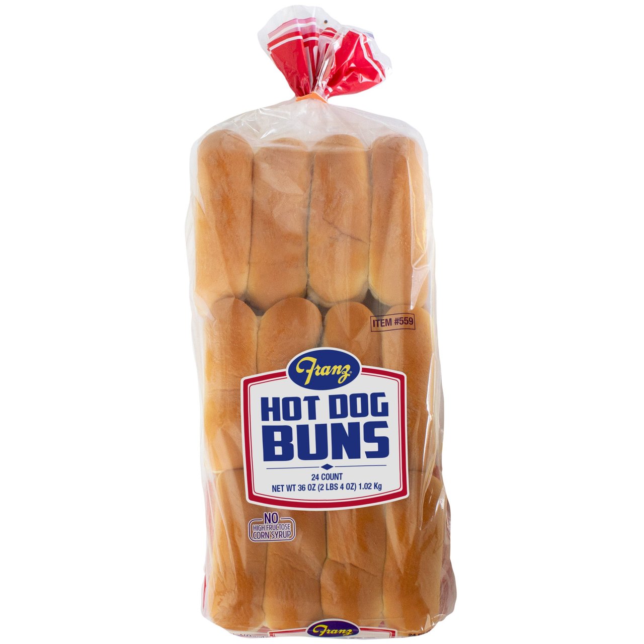 Franz Hot Dog Buns 6" 24 CT 36 OZ - Image 1