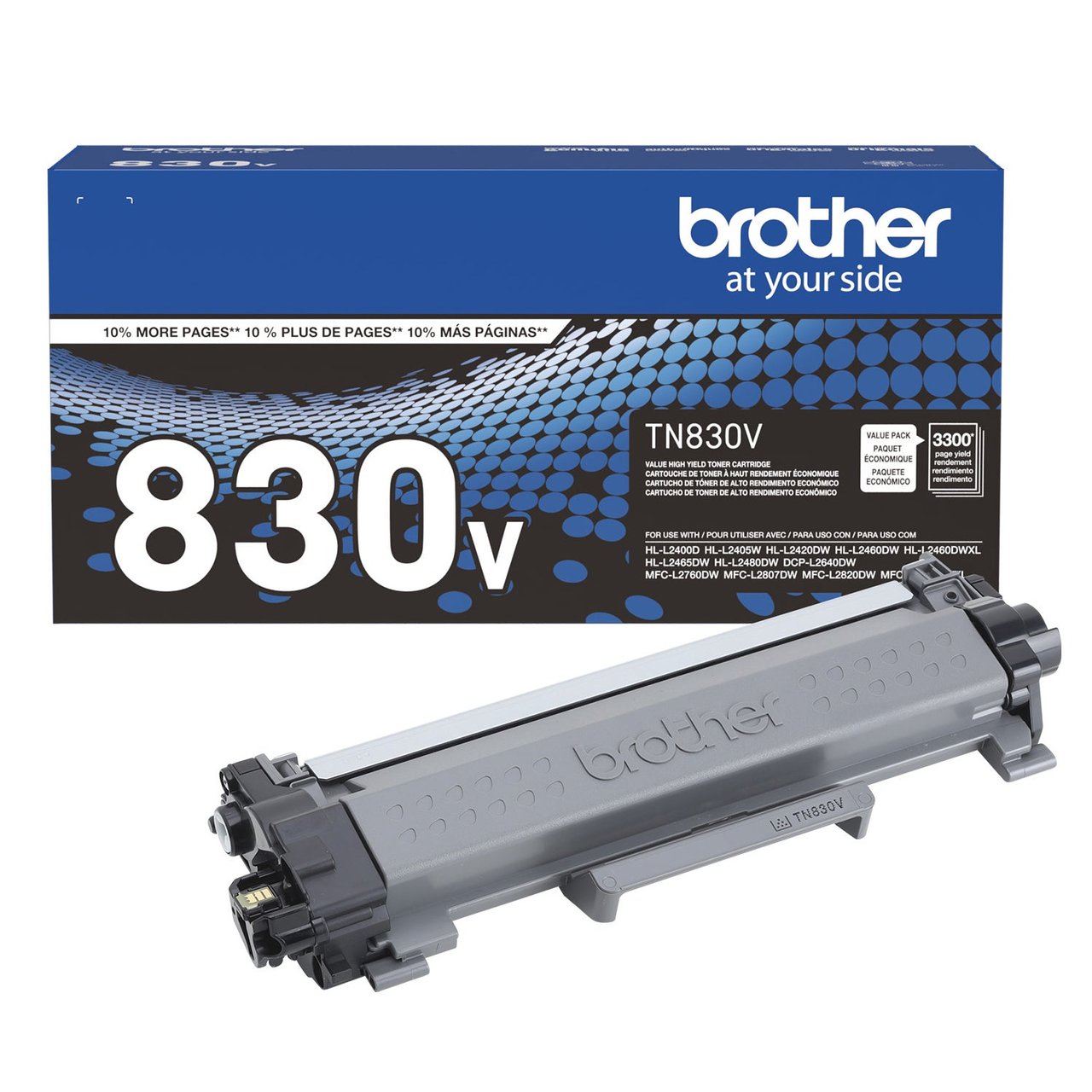 Brother Toner Cartridge TN830V / Black - Image 1