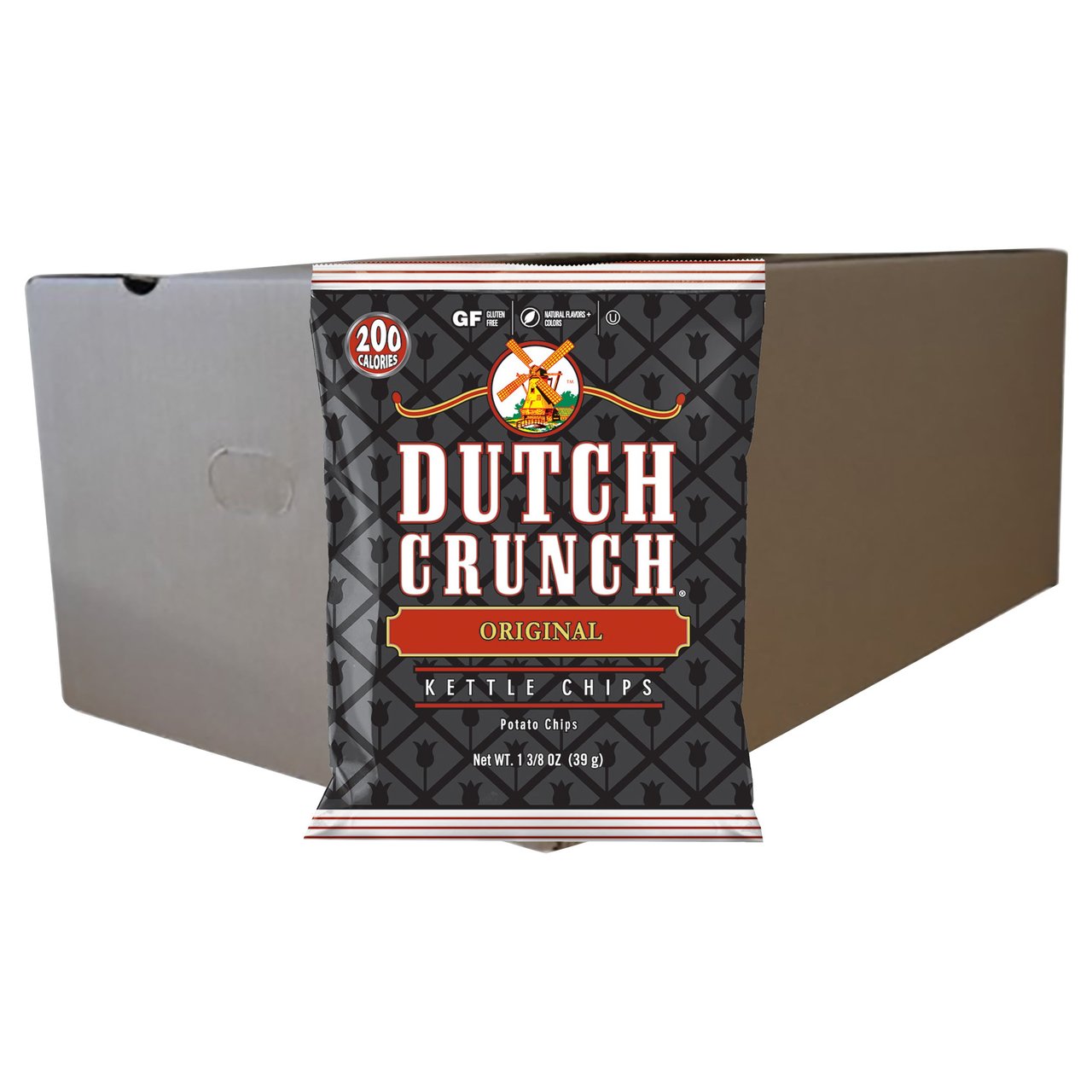 Dutch Crunch Original Kettle Chips, 20 CT/1.375 OZ - Image 1