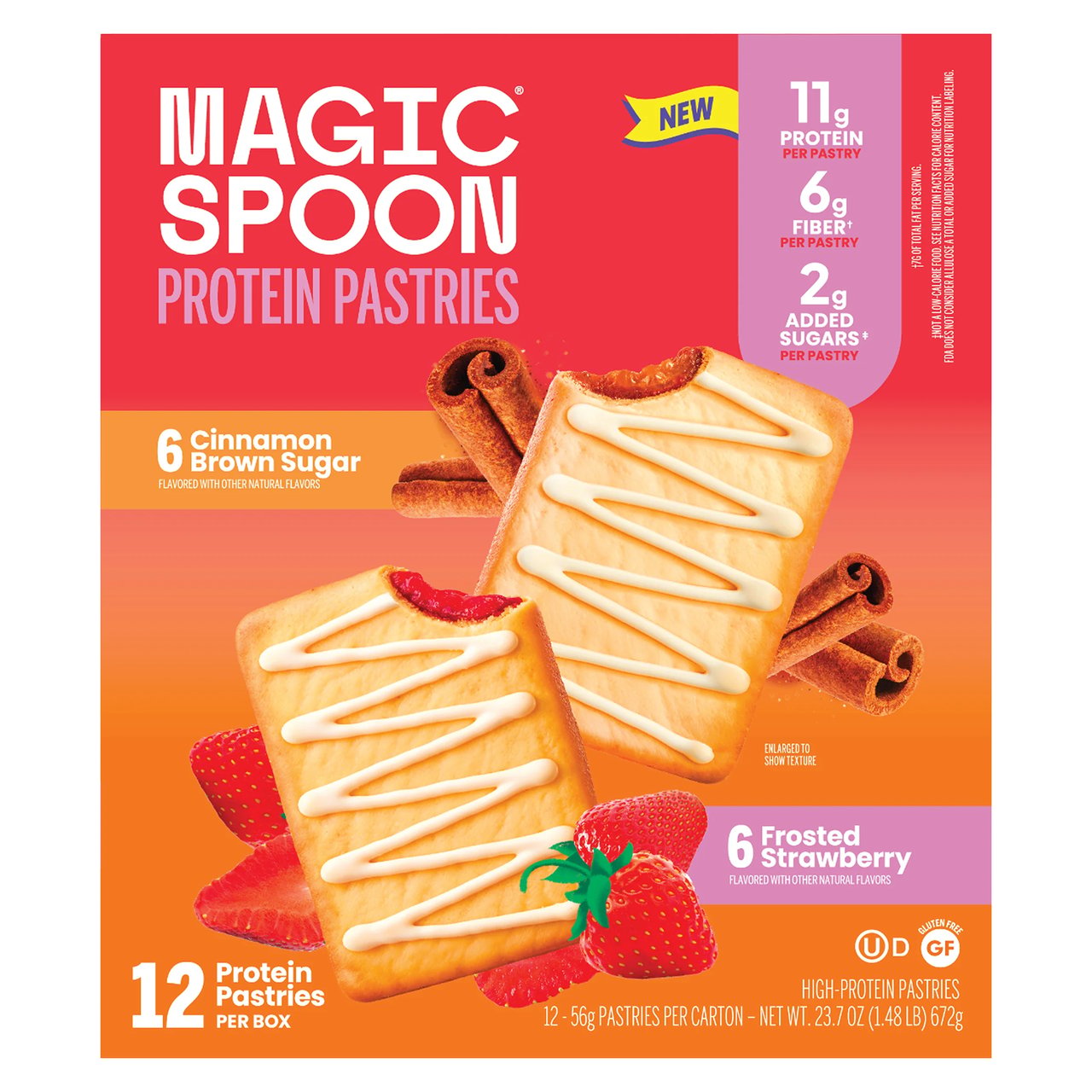 Magic Spoon Protein Pastries 12/1.97 oz (1.47 lb) - Image 1