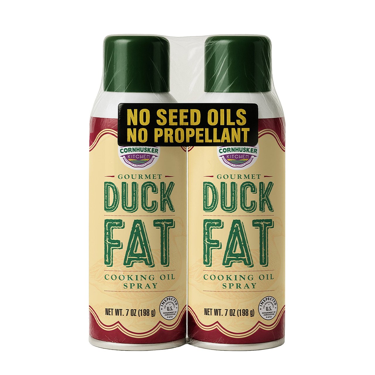 Cornhusker Kitchen Duck Fat Spray 2/7 oz - Image 1