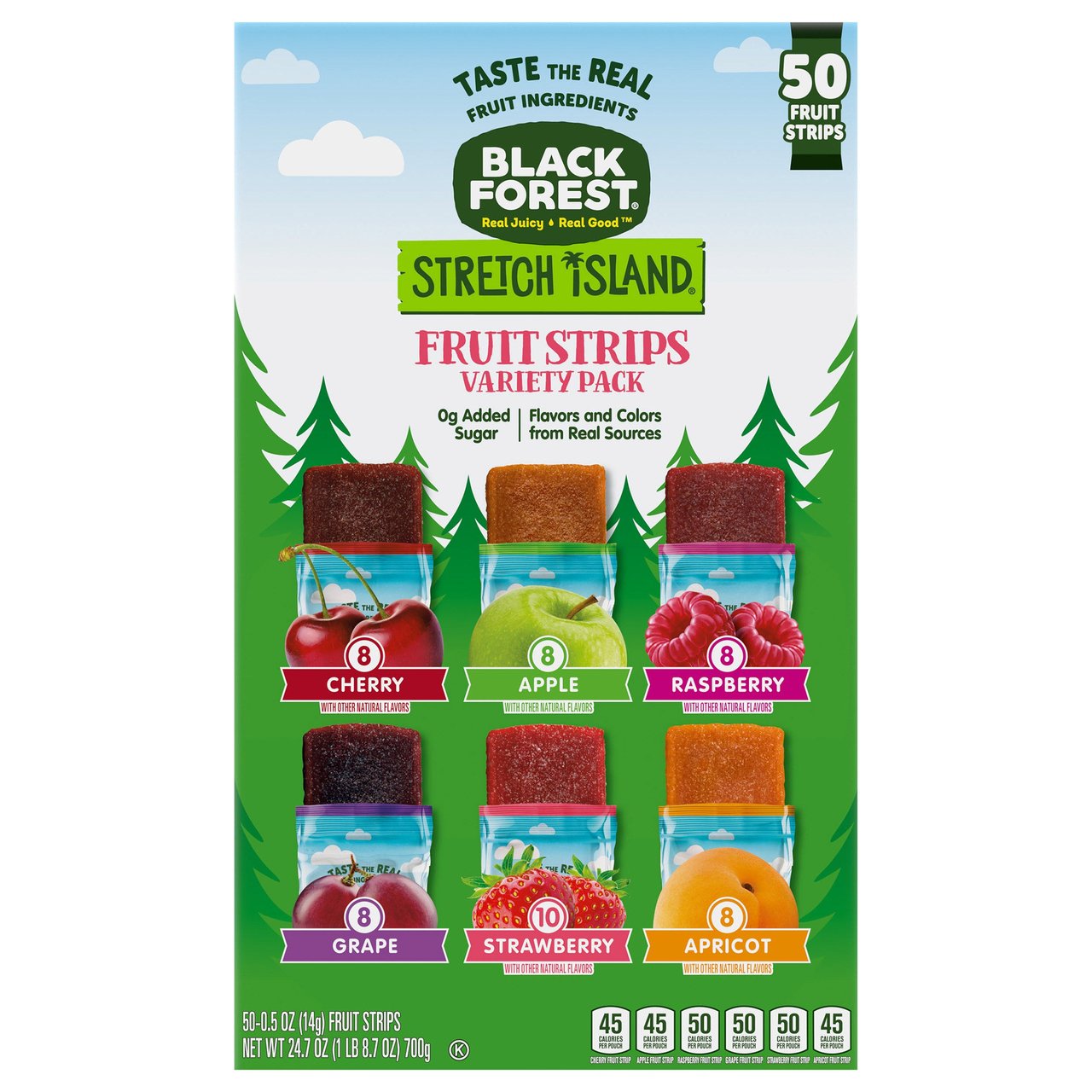 Black Forest Stretch Island Fruit Strips 50 CT - Image 1