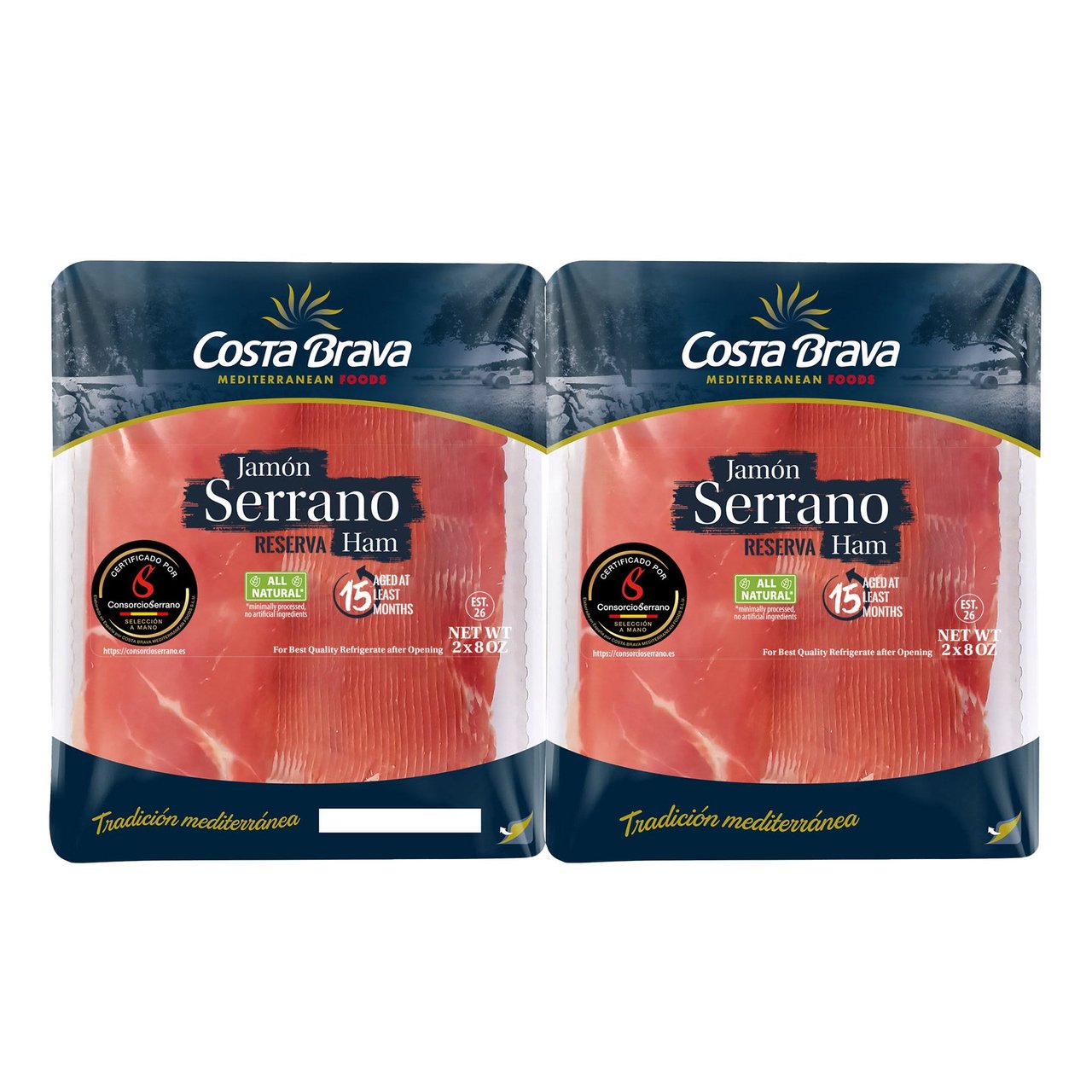 Serrano Reserva Ham Consorcio Serrano 2/8 oz - Image 1