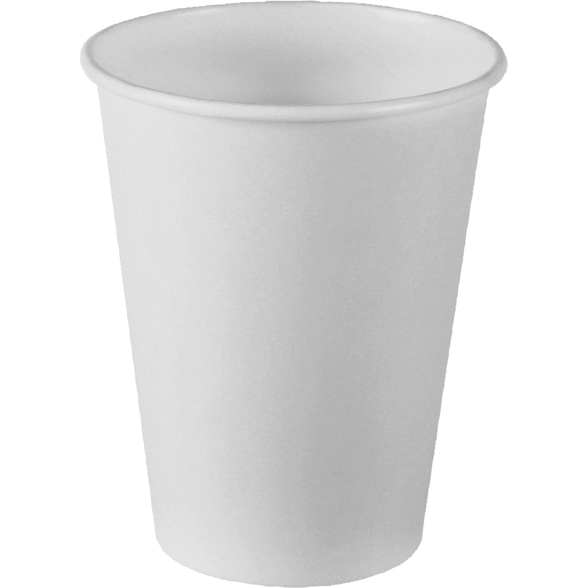 Graphic Packaging 12 oz Carte Blanc White Paper Hot Cups, 600 ct - Image 1