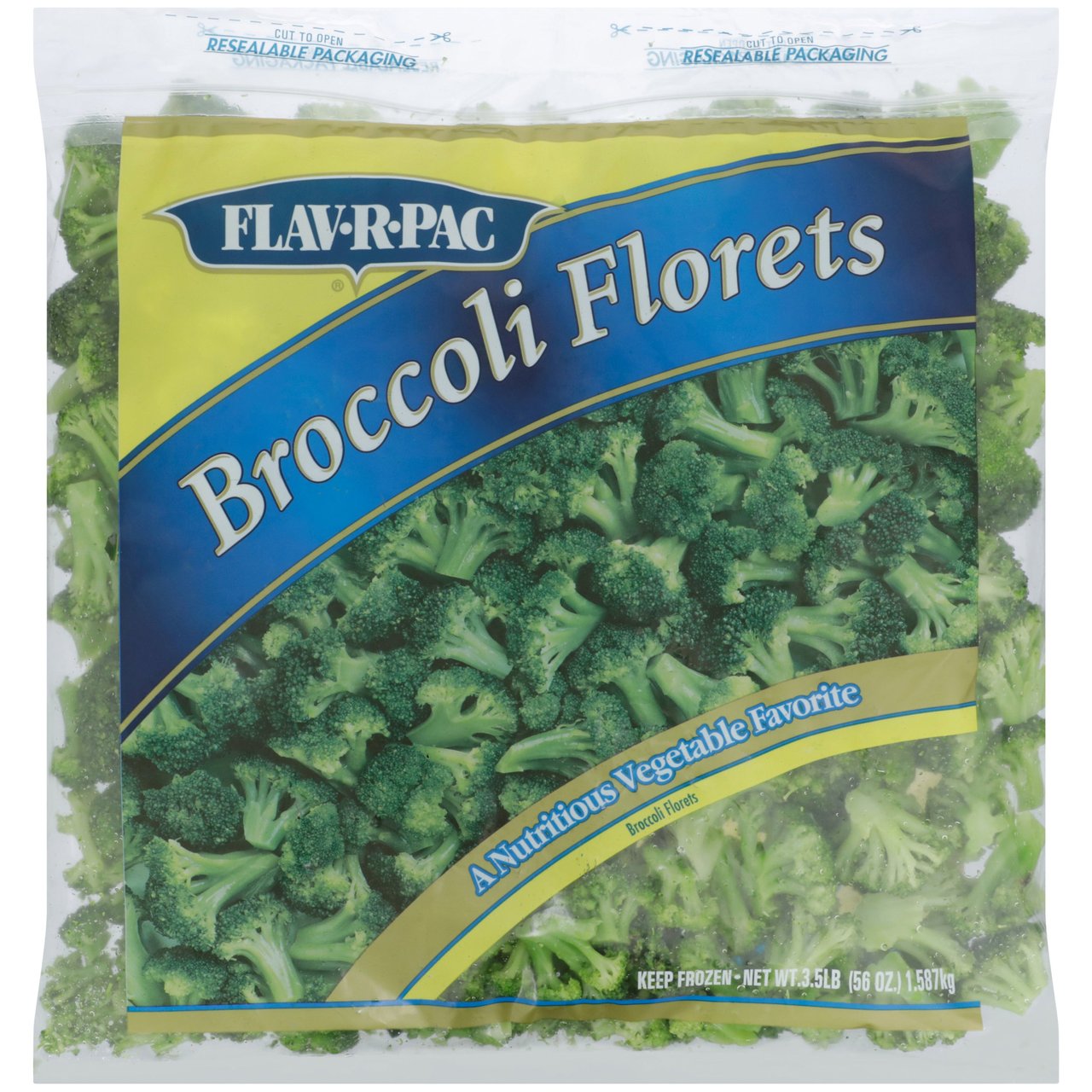Flav-R-Pac Broccoli Florets 3.5 lbs - Image 1