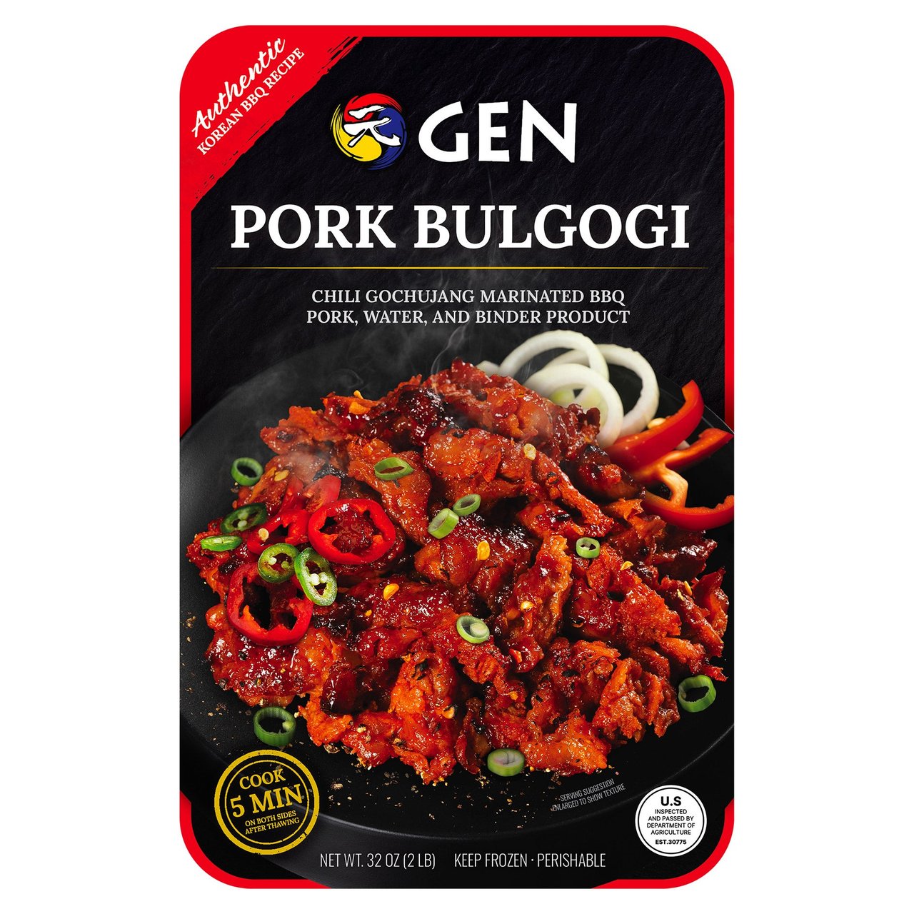 GEN Korean BBQ Pork Bulgogi, 2 x 16 oz - Image 1