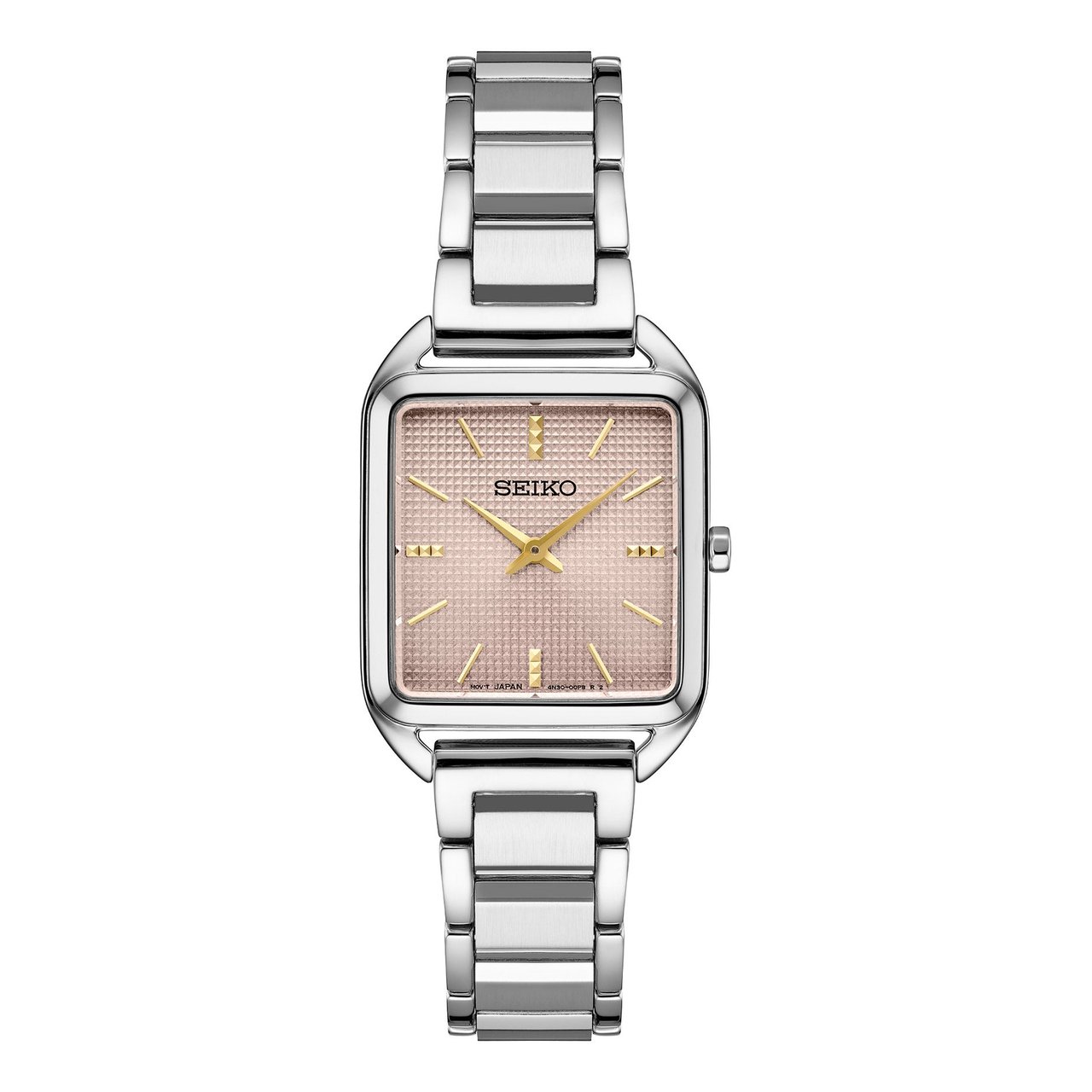 Seiko Caprice Rectangular Mauve Pink Women's Quartz Watch