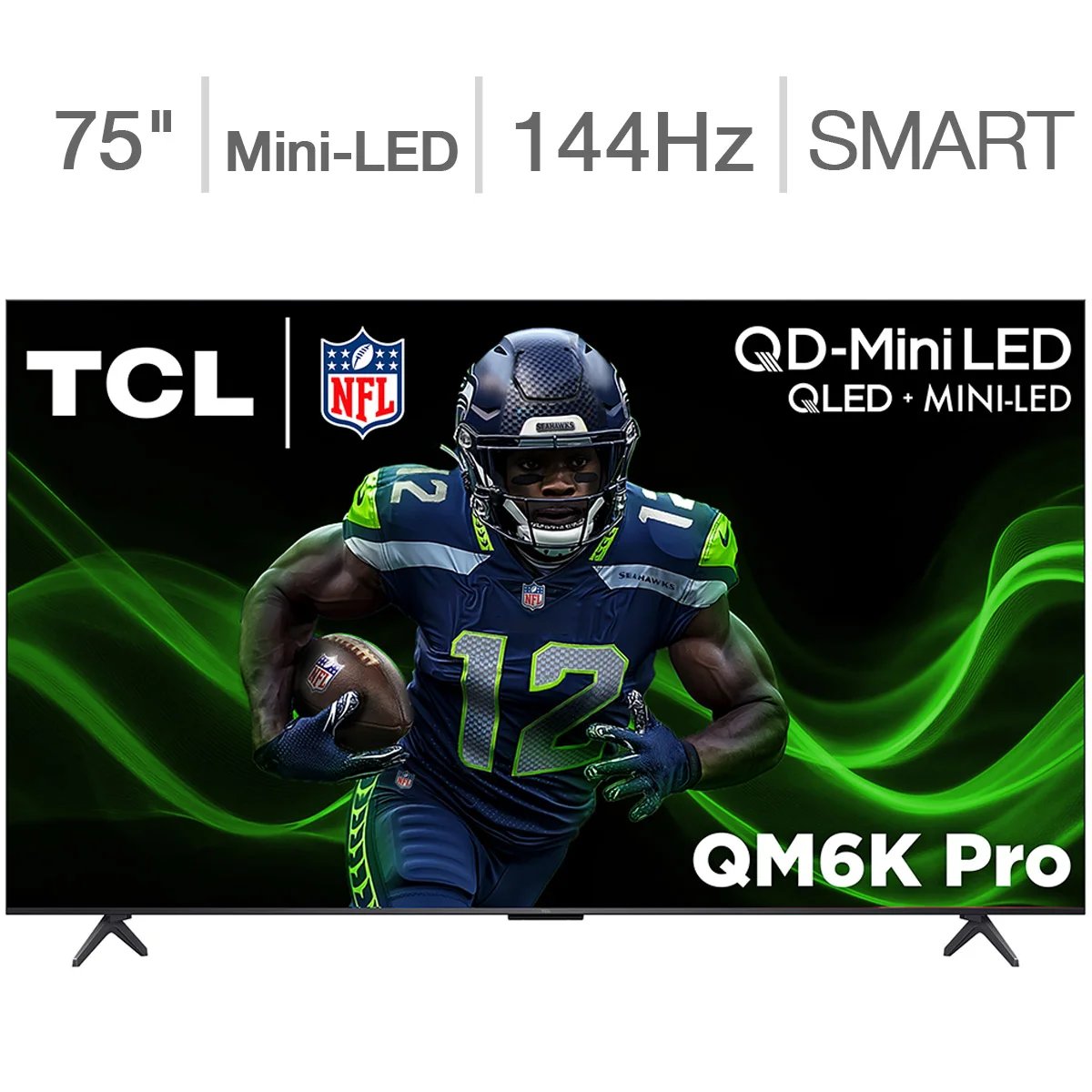 TCL 75QM6K Pro 75" Class (74.5" Diag) 4K UHD QD-Mini LED TV - Image 1