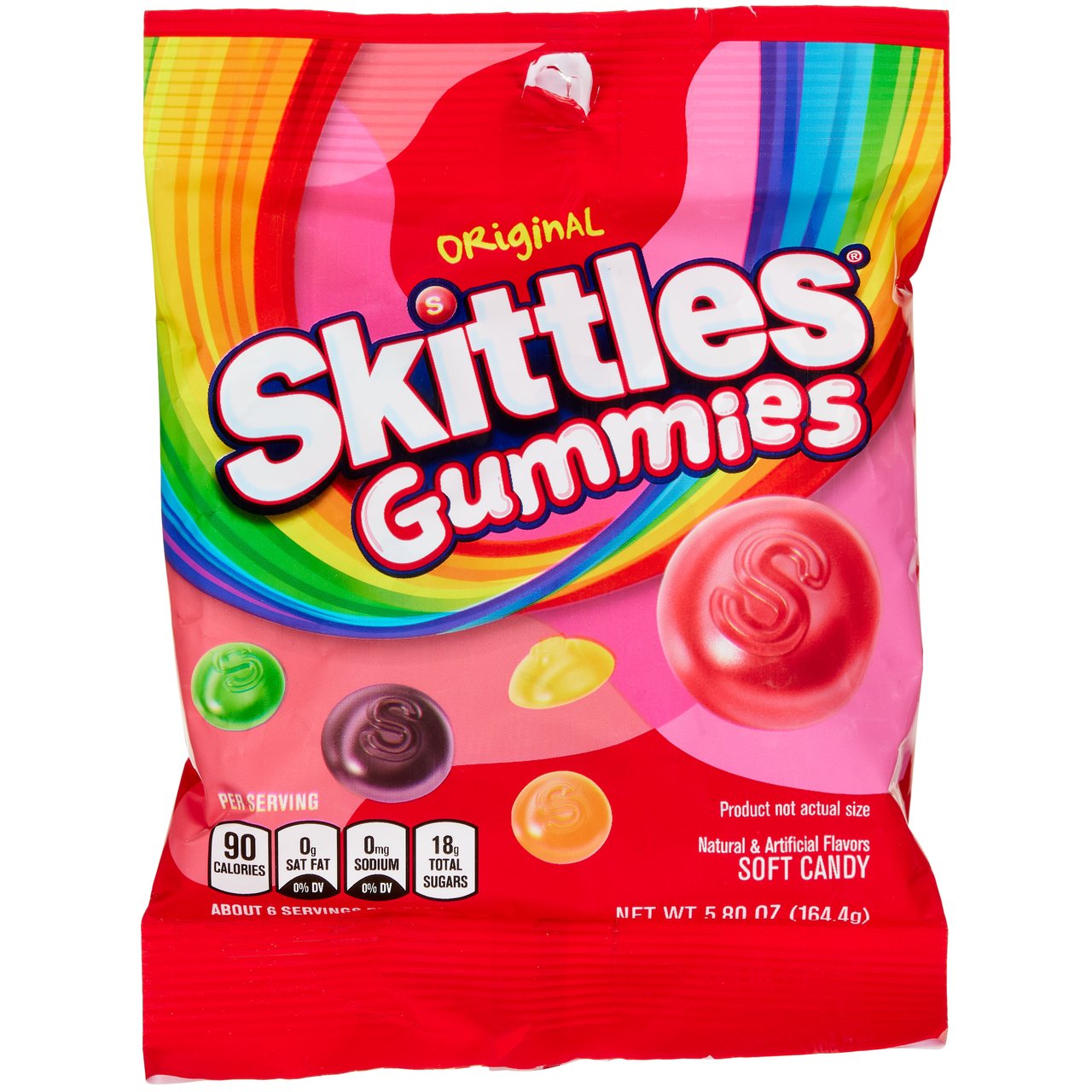 Skittles Original Gummies, 5.8 oz, 12-Count - Image 1