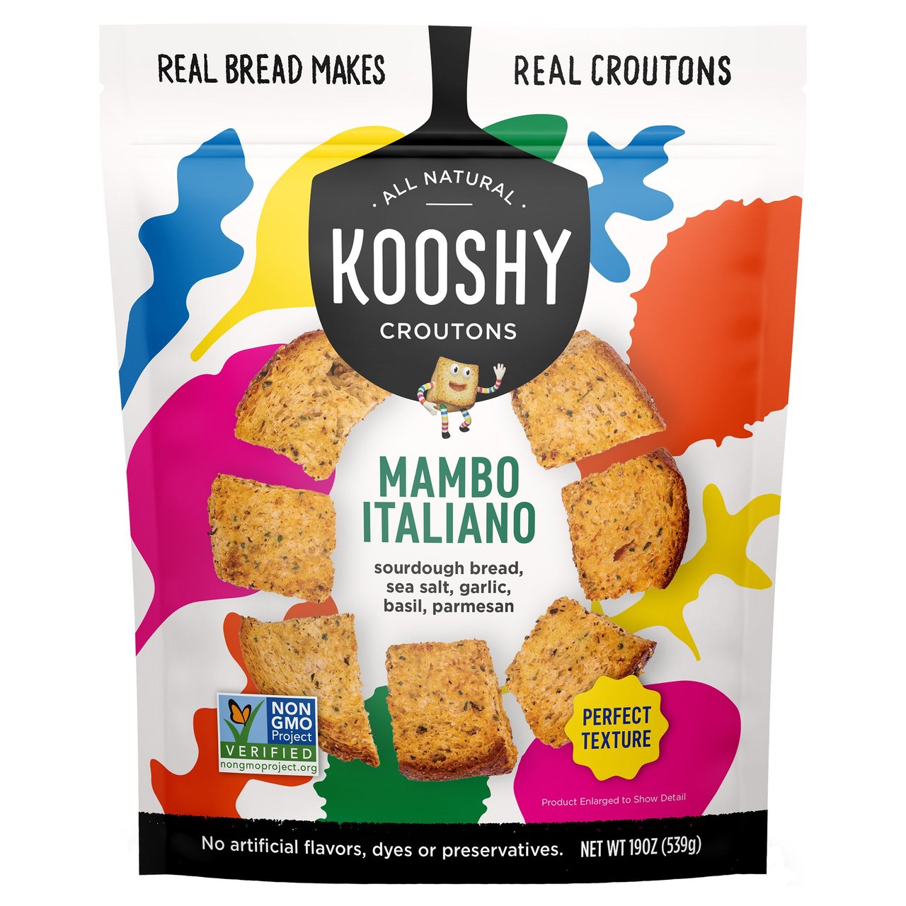 Kooshy Croutons Mambo Italiano 19-Ounce Bag - Image 1