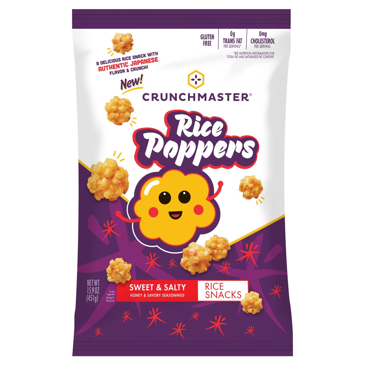 Crunchmaster Rice Poppers 15.9 Ounce Bag - Image 1