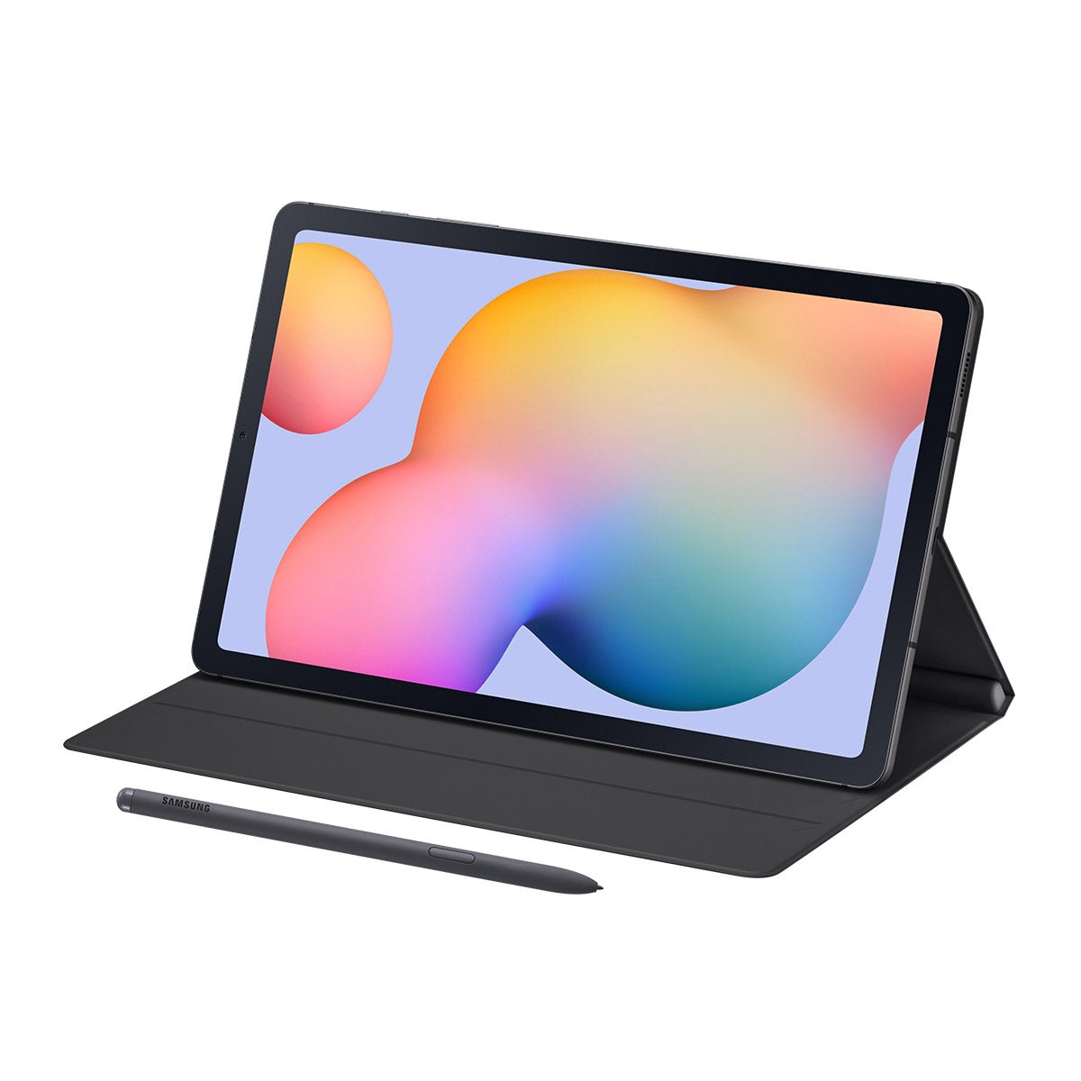 Samsung 10.4" Galaxy Tab S6 Lite 64GB Oxford Gray with Bonus Book Cover SM-P610NZABXAR - Image 1