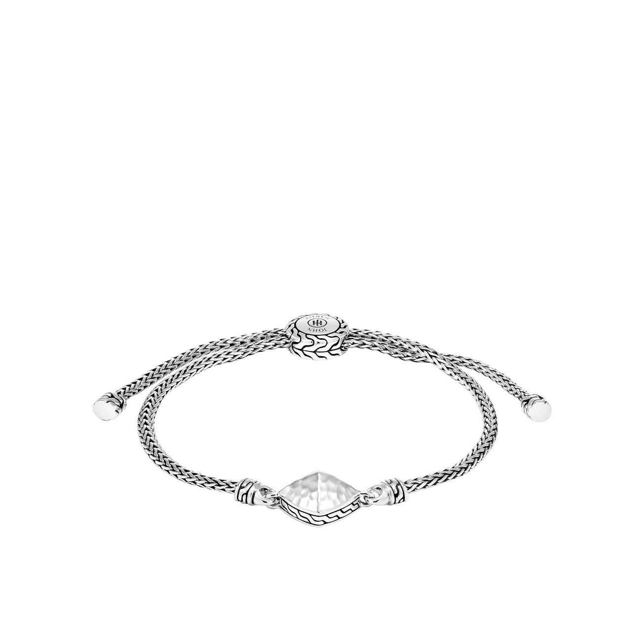 John Hardy Size M-L Sterling Silver Pull Through Bracelet - Image 1