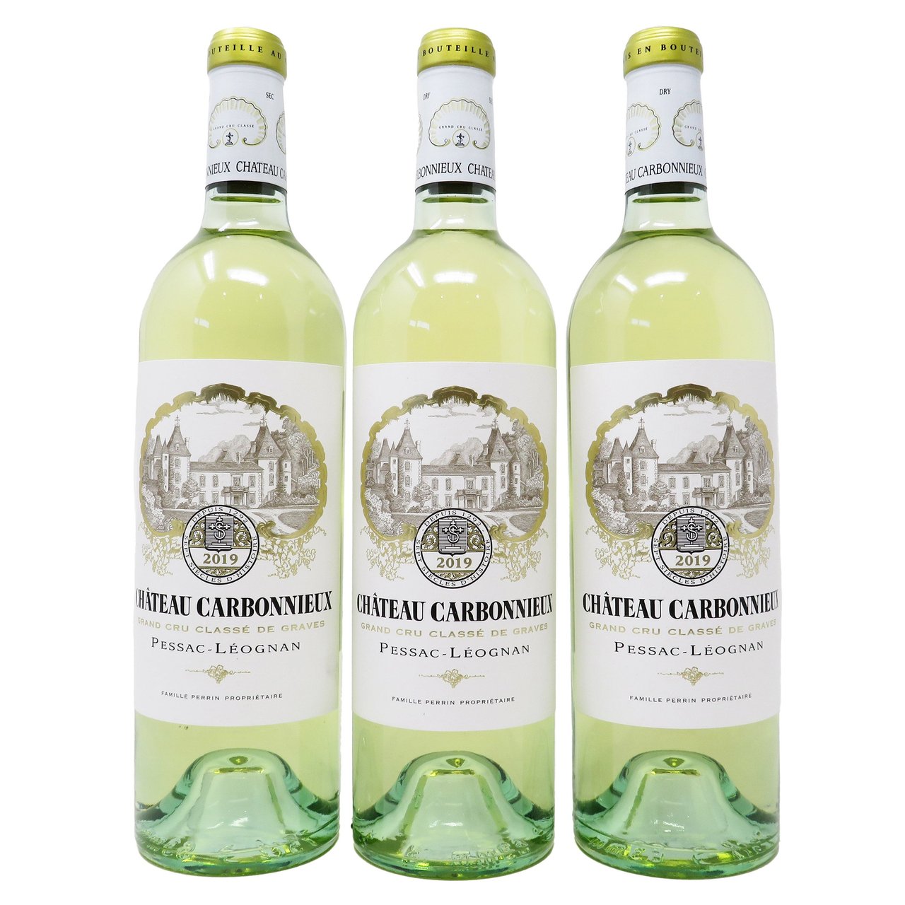 Château Carbonnieux Pessac-Léognan Blanc 2019, 3-Pack (750ml) - Image 1