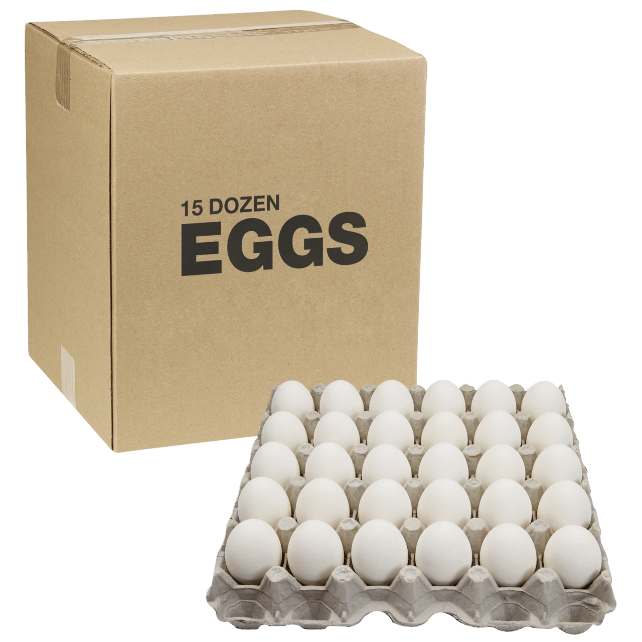 Grade A Cage Free Medium Eggs 180 Count (15 Dozen)