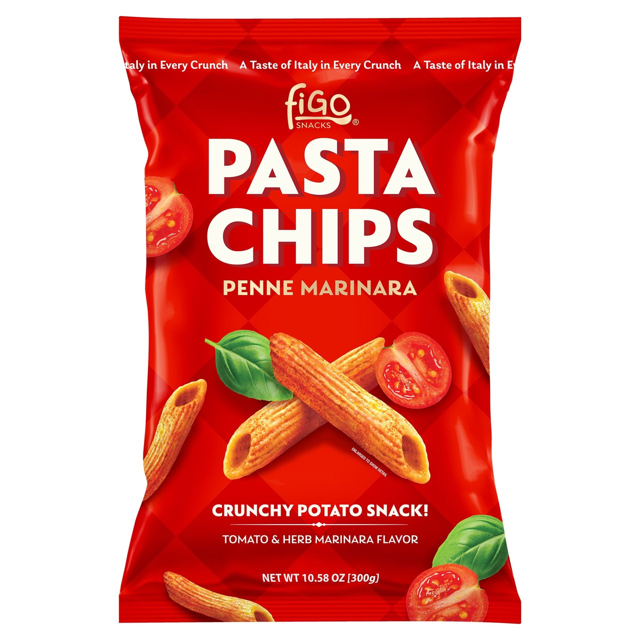 180 Snacks Marinara Pasta Chips 10.58 oz - Image 1