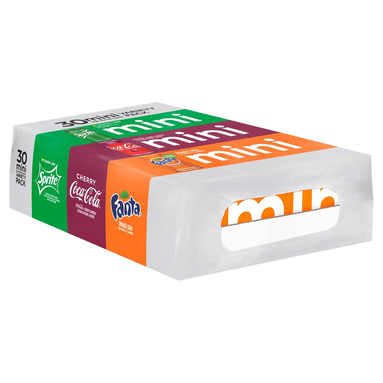 Coca-Cola Mini Variety Pack, 30 Count, 7.5 Ounce Cans - Image 1