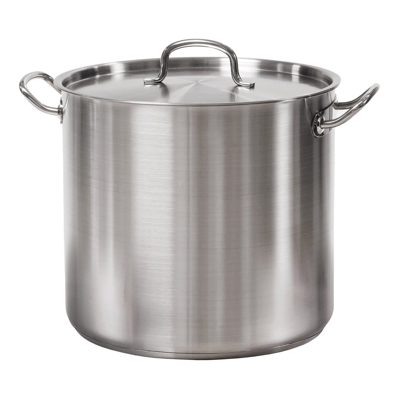 Tramontina 24 Qt Stainless Steel Covered Stock Pot with Lid - Image 1