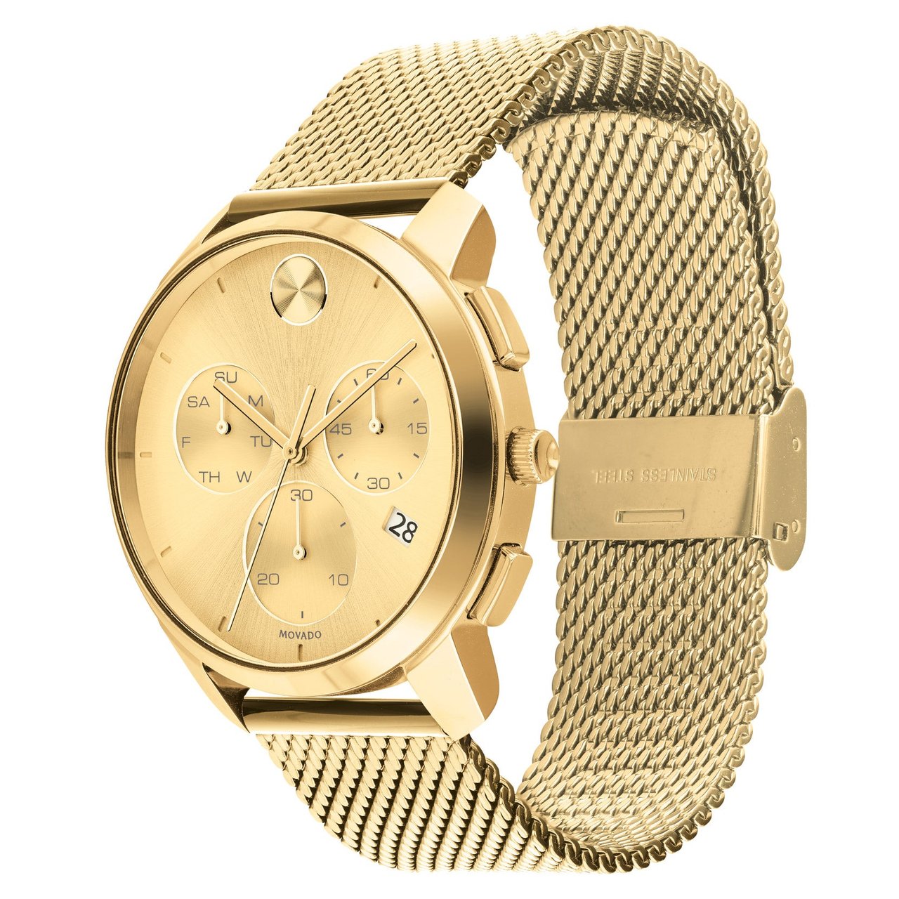 Movado Bold Thin Chronograph Men's Quartz Watch