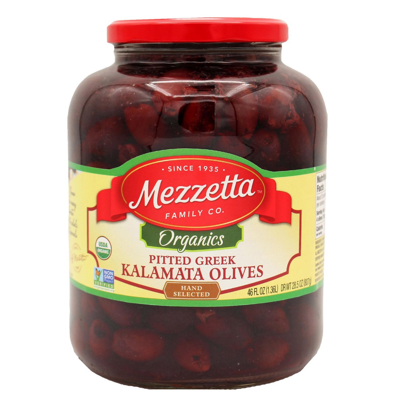 Organic Mezzetta Kalamata Olives 46 Ounces - Image 1