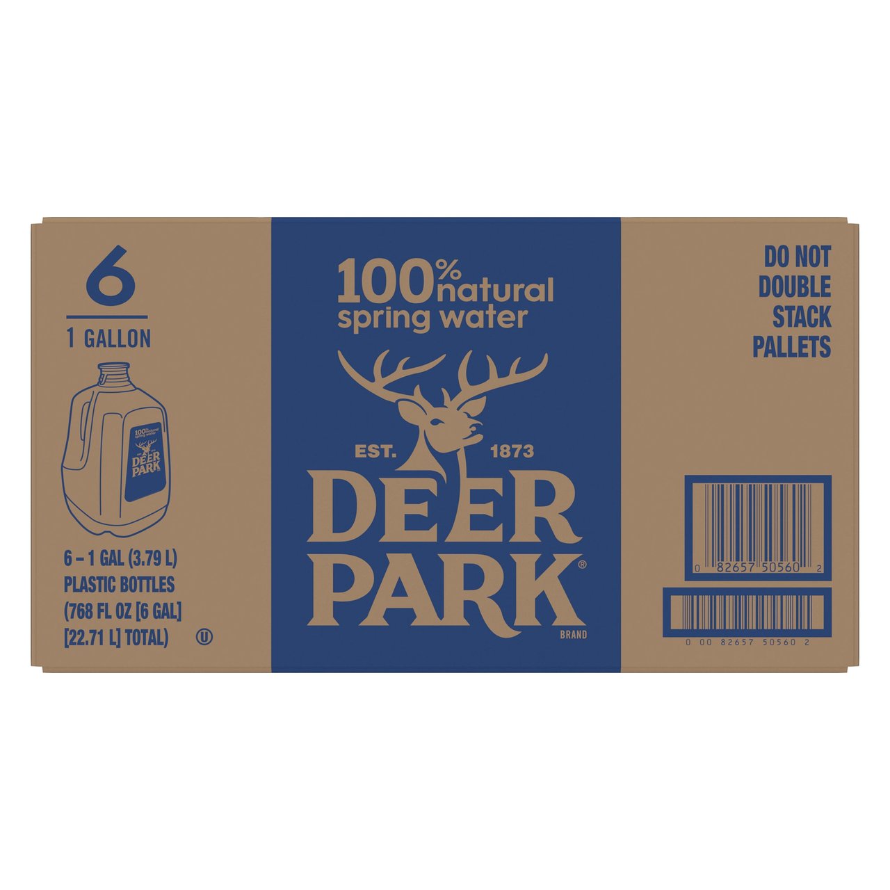 Deer Park Water 6-Pack 1 Gallon (24 Quarts) Case Sale Only - Image 1