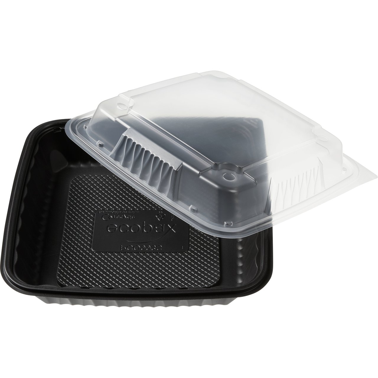 Vital Solutions 9" 1-Compartment Hinged Container, 150 ct