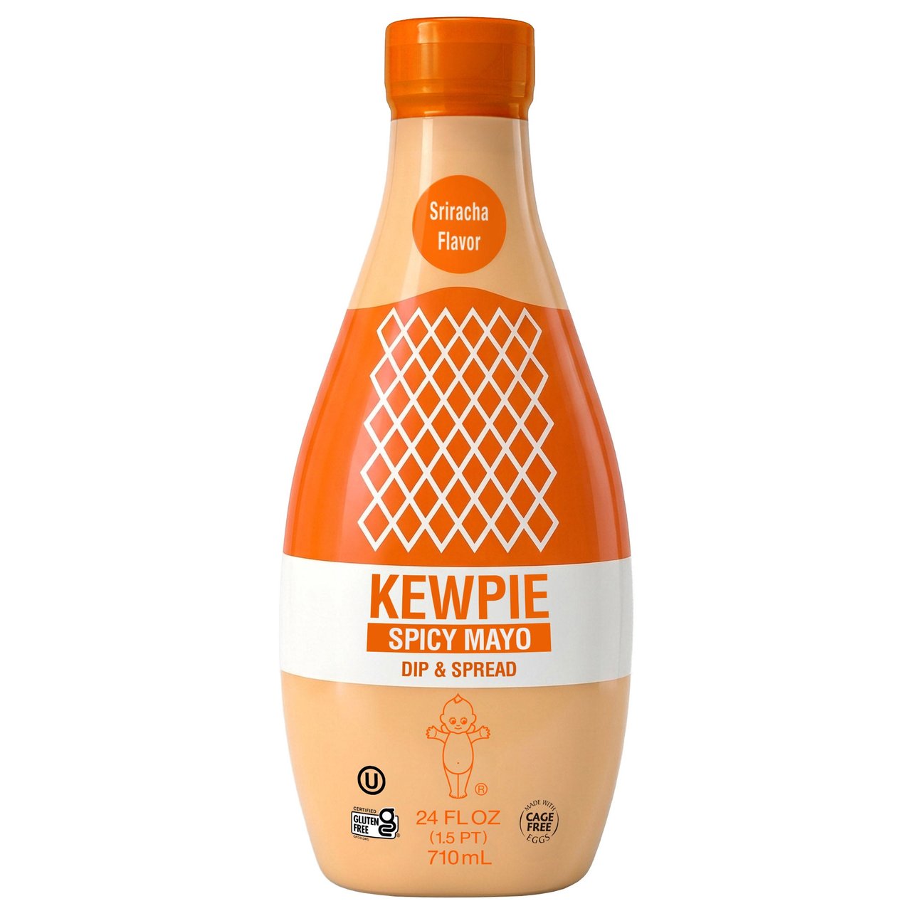 KEWPIE JAPANESE STYLE SPICY MAYONNAISE 24 OZ - Image 1