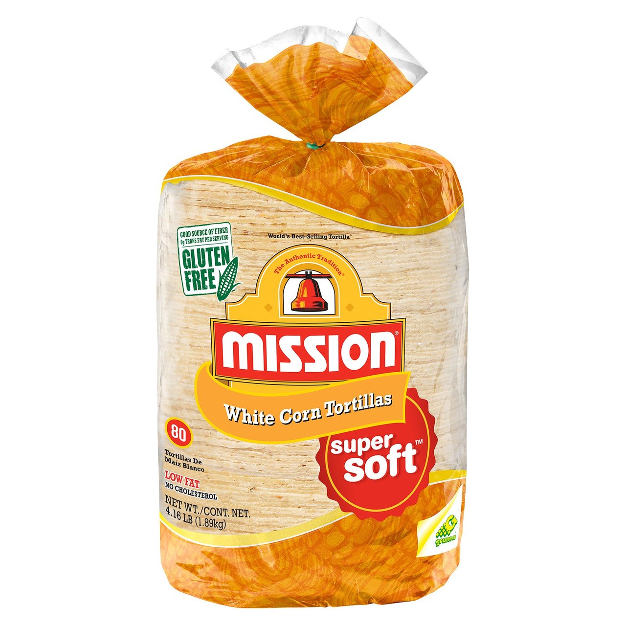 Mission 5.5" White Corn Tortillas, 80 Count