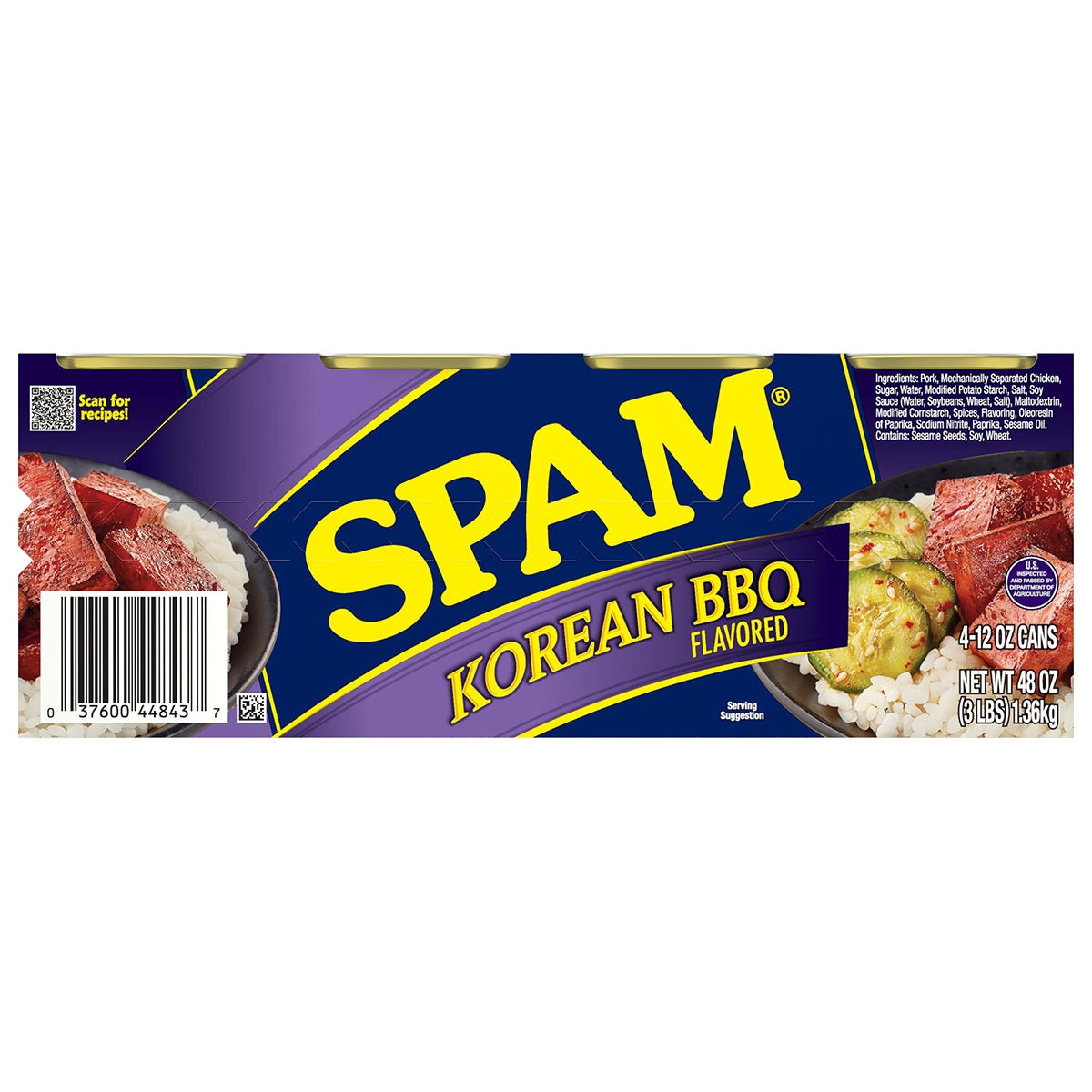 SPAM Korean BBQ Flavored Luncheon Meat - Image 1