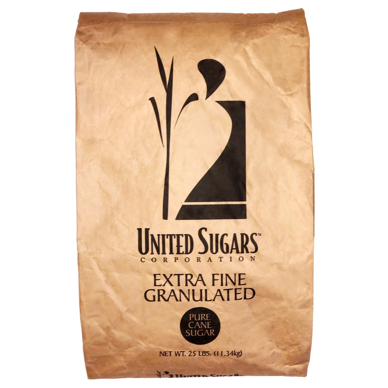 United Sugars Extra Fine Granulated Cane Sugar, 25 lb - Image 1