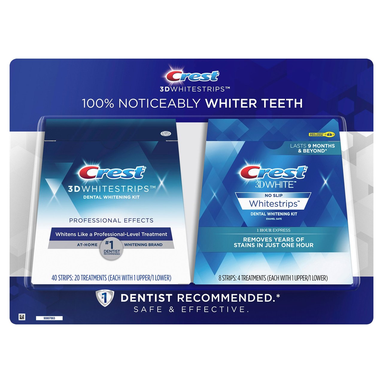 Crest 3D Whitestrips Professional Effects 40 + 8 Strips - Image 1