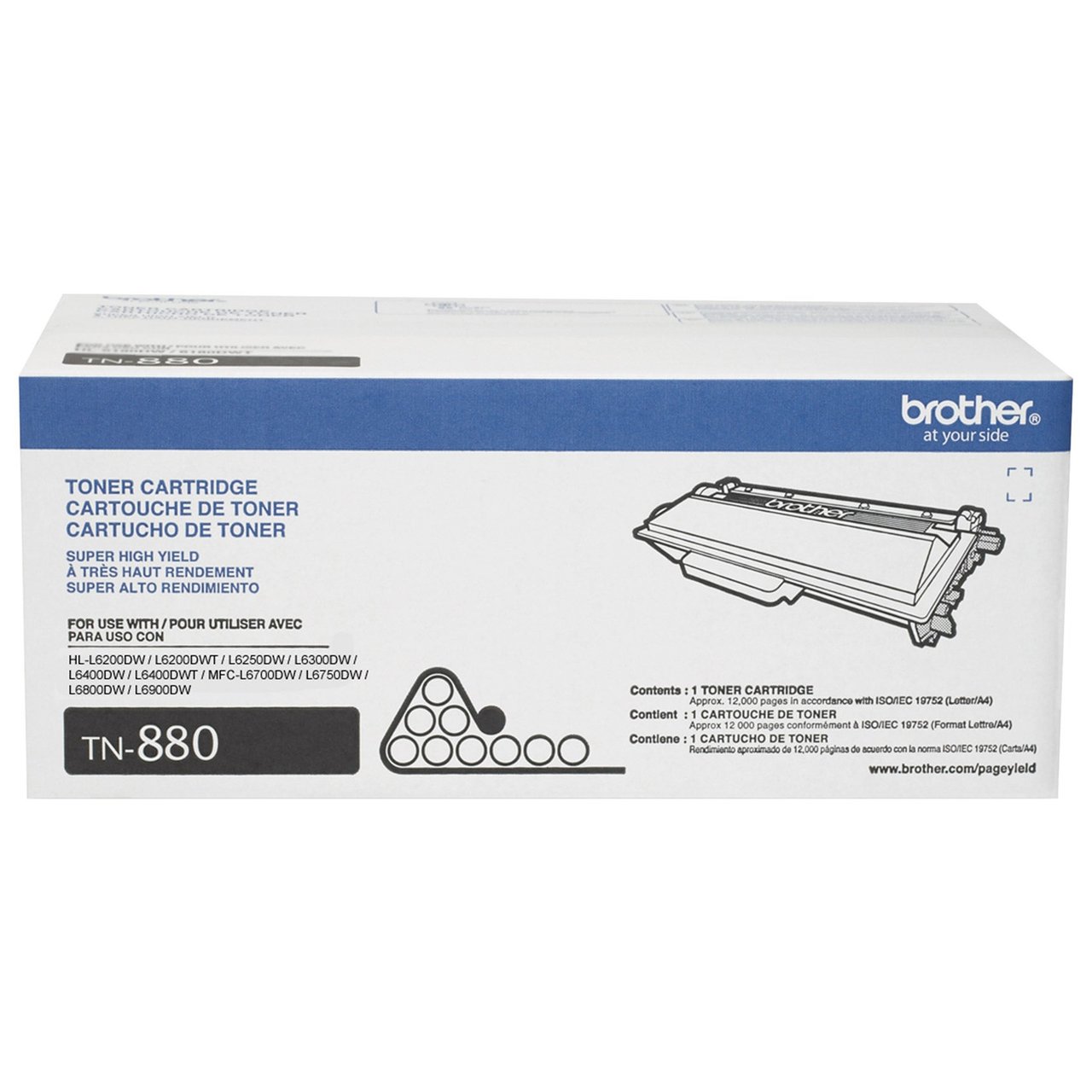 Brother Black Toner Cartridge TN880 - Image 1