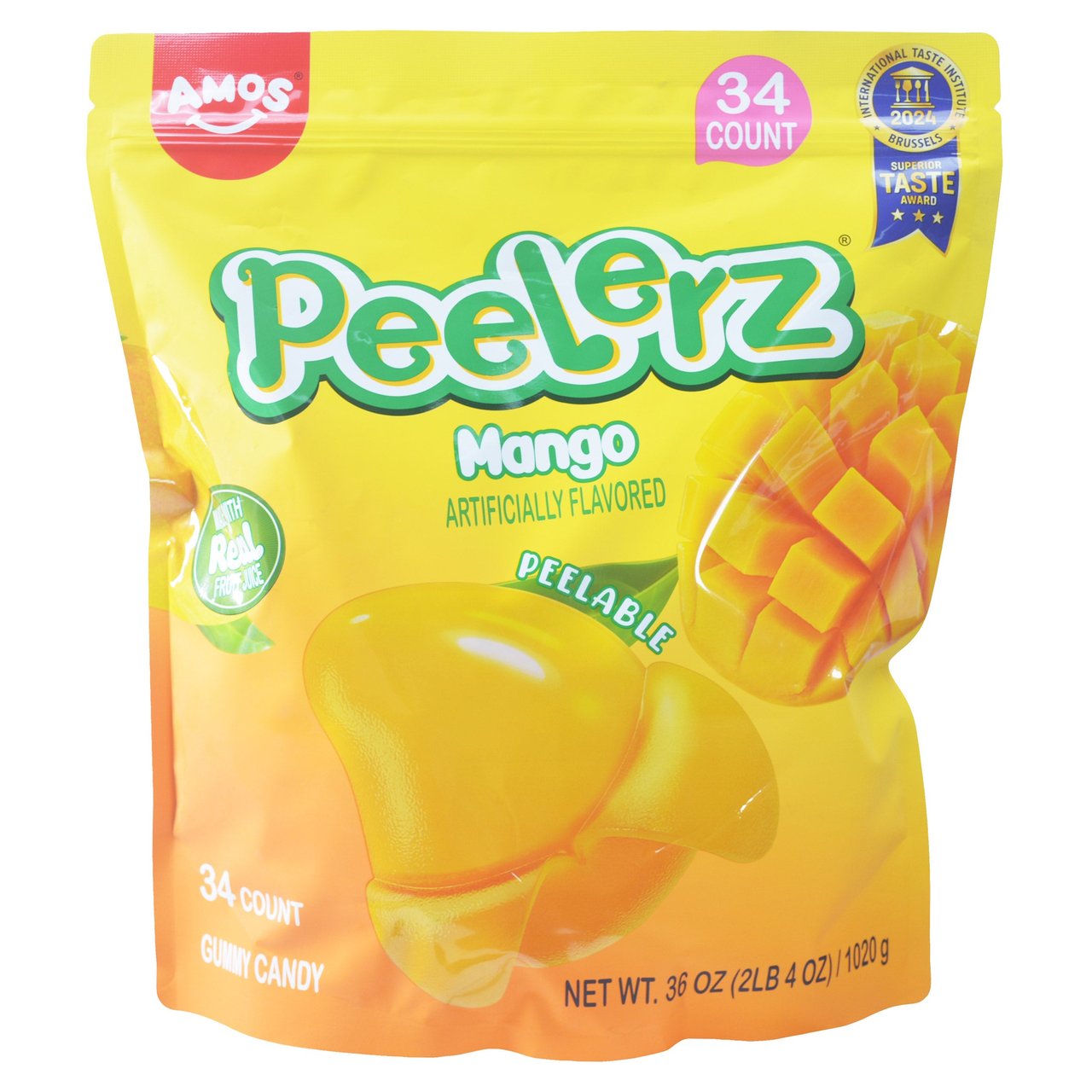 Amos Mango Peelerz 36 Ounce Bag - Image 1