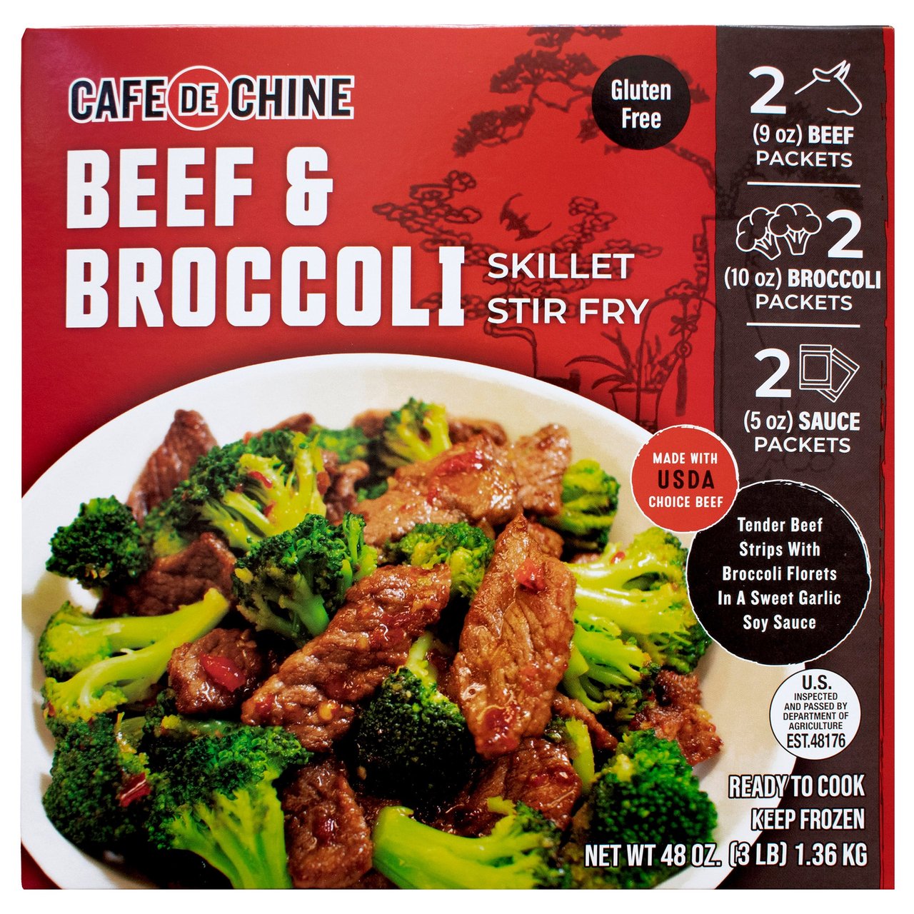 Cafe de Chine Beef & Broccoli 48 Ounce Package