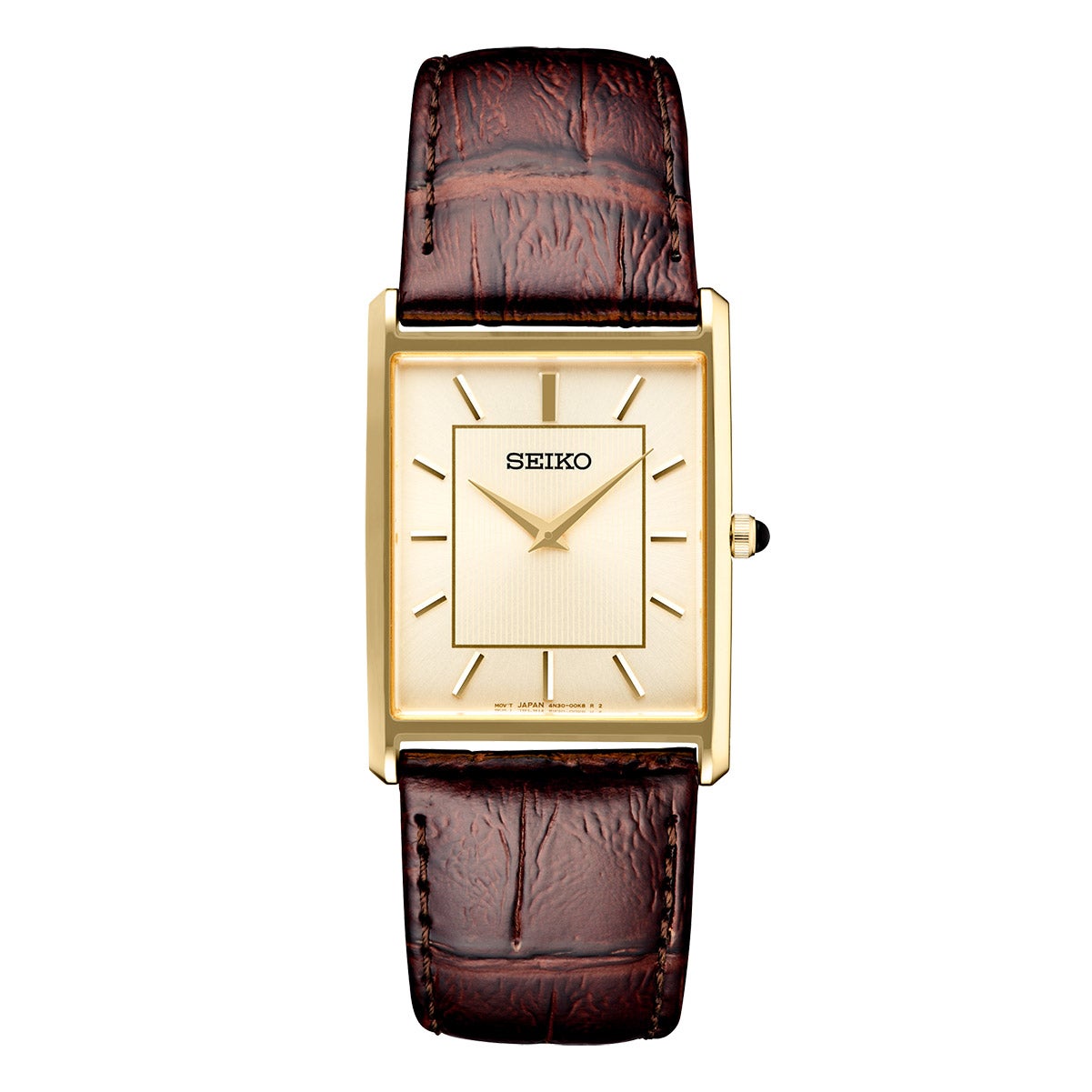 Seiko Essentials Yellow Gold Stainless Quartz Men's Watch - Image 1