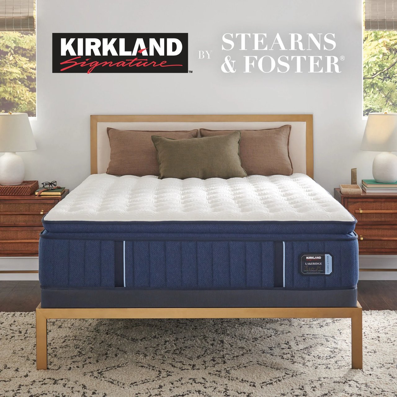 Kirkland Signature by Stearns & Foster 14.5" Pillow Top Lakeridge Mattress, Queen - Image 1
