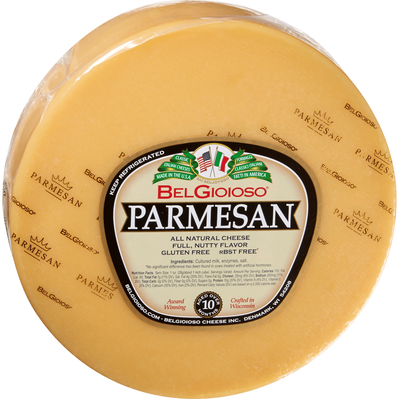 BelGioioso Parmesan Full Wheel per lb (Avg 24 lb) - Image 1