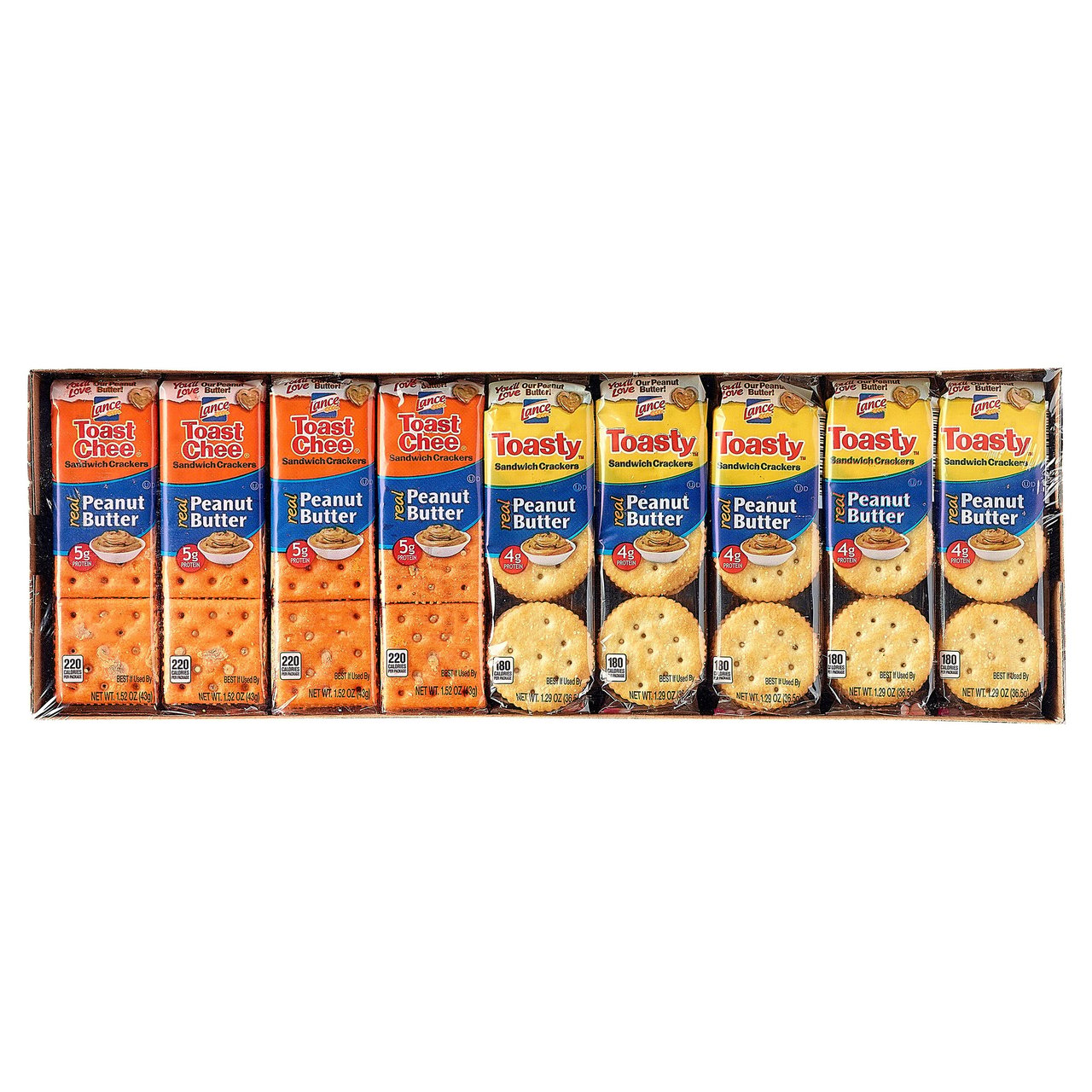 Lance ToastChee and Toasty Sandwich Crackers, 36 Count (3.1 lbs) - Image 1