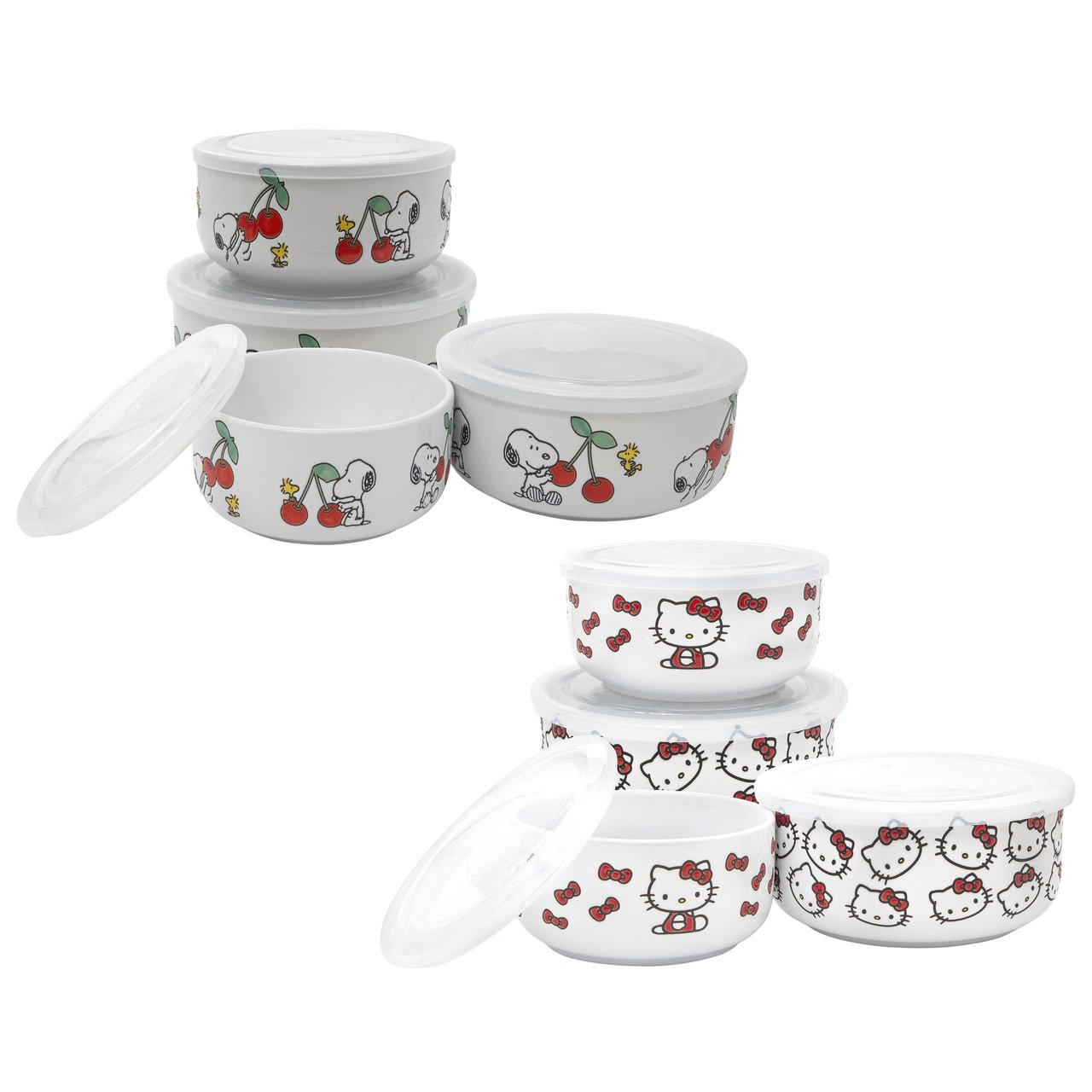 Zrike 8-Piece Ceramic Food Storage Set - Image 1