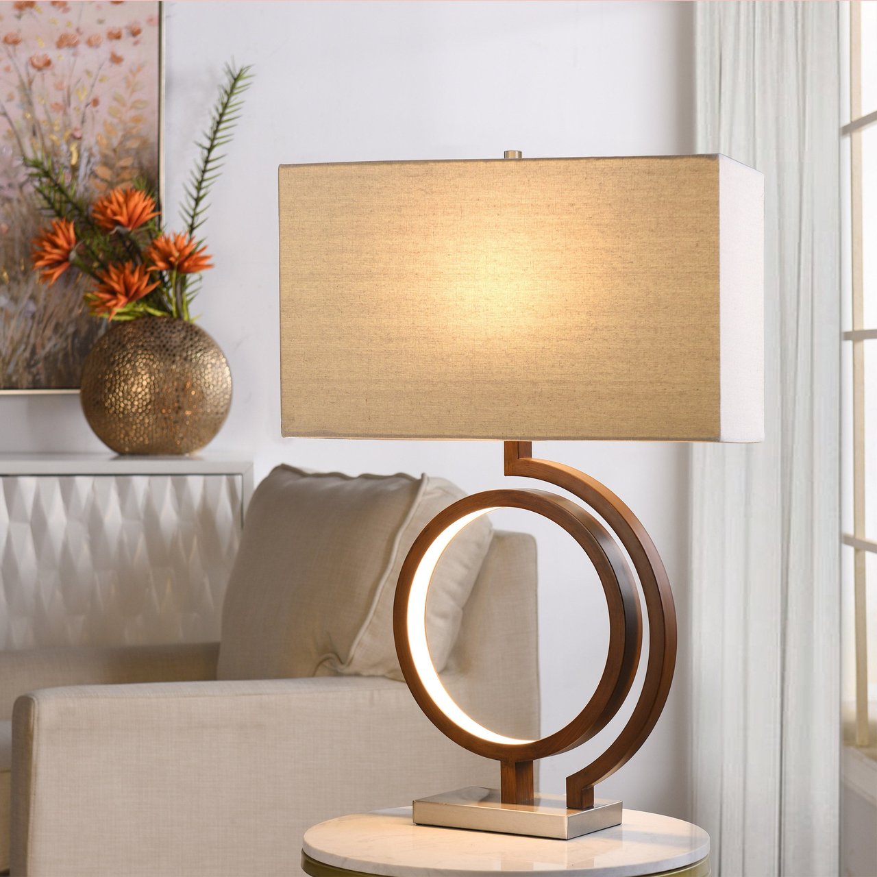 StyleCraft Naveta LED Table Lamp - Image 1