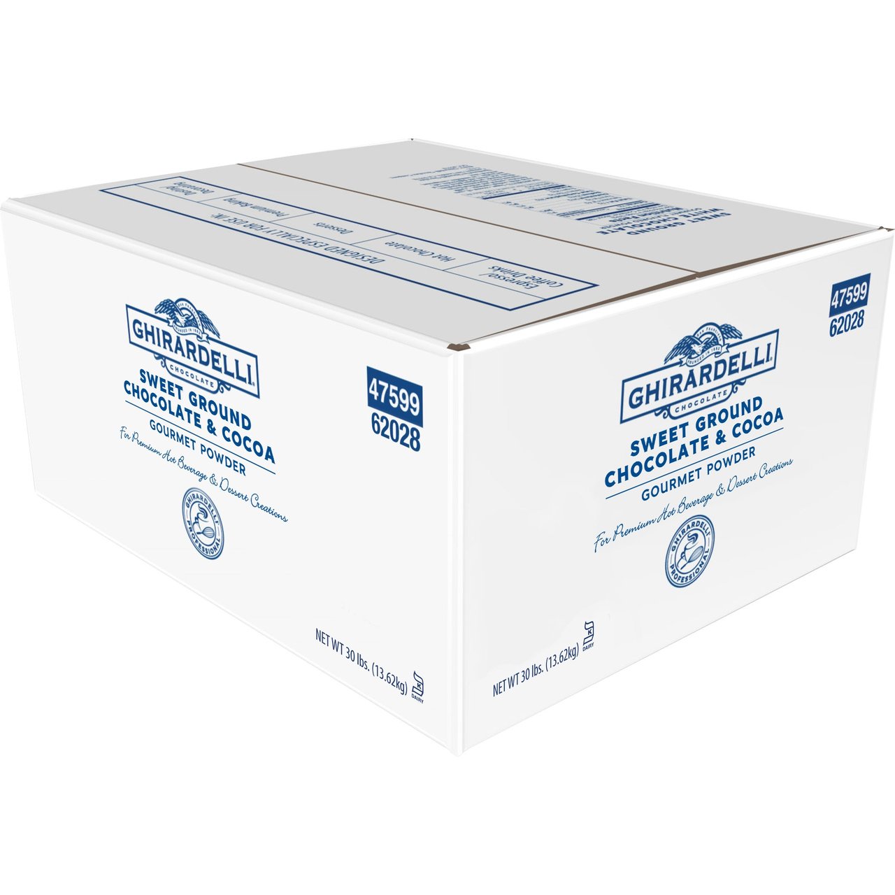 Ghirardelli Sweet Ground Chocolate & Cocoa Powder, 30 lb